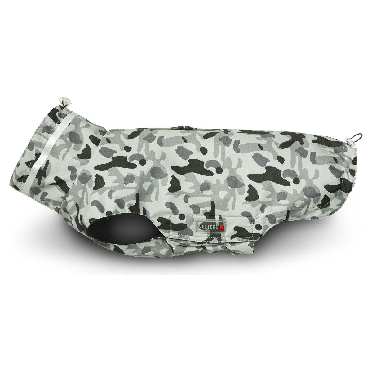 Wolters Hundemantel Outdoorjacke Camouflage grau/schwarz