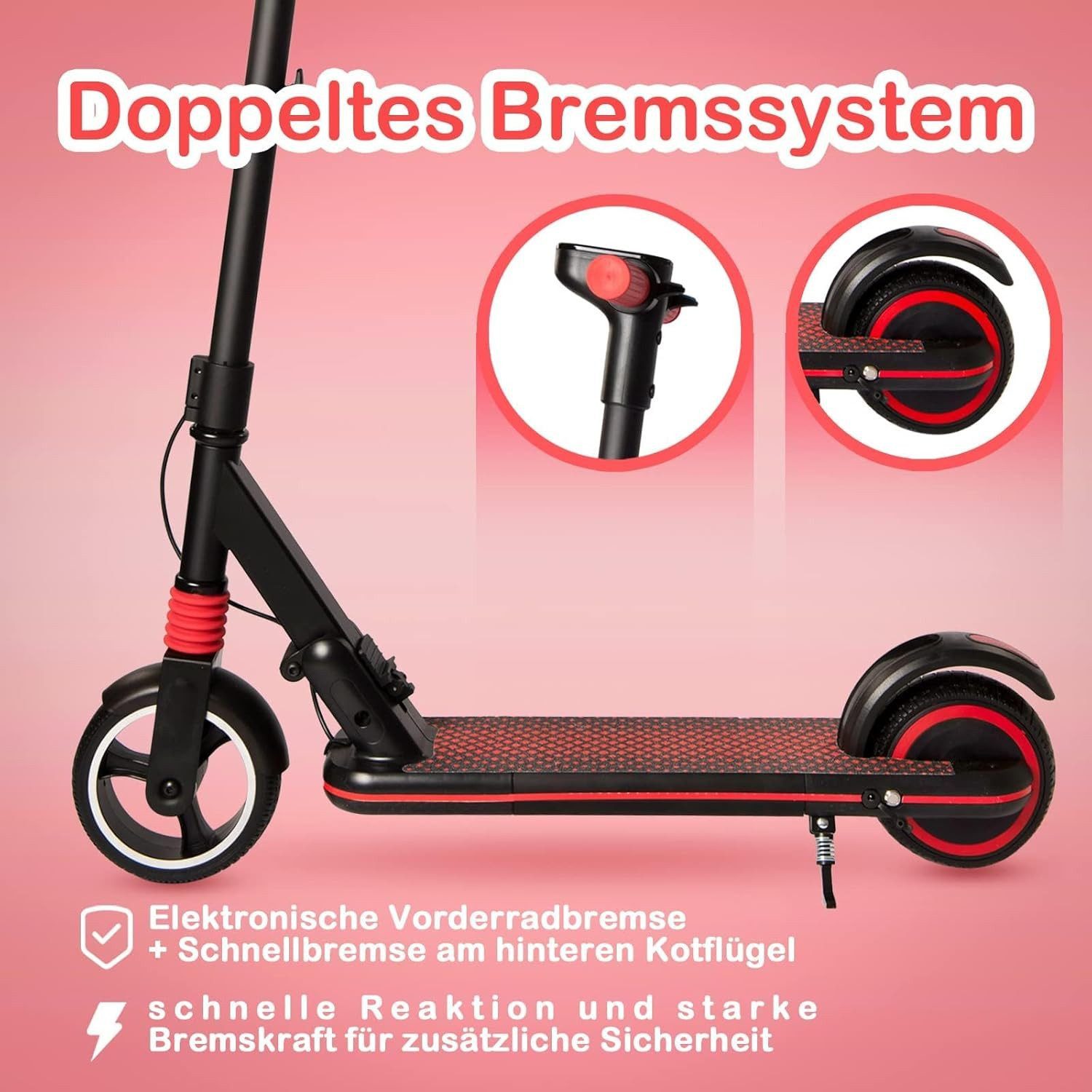 DOTMALL Elektro-Kinderroller S3 mit LED-Anzeige, Faltbarer,Geschenk günstig online kaufen