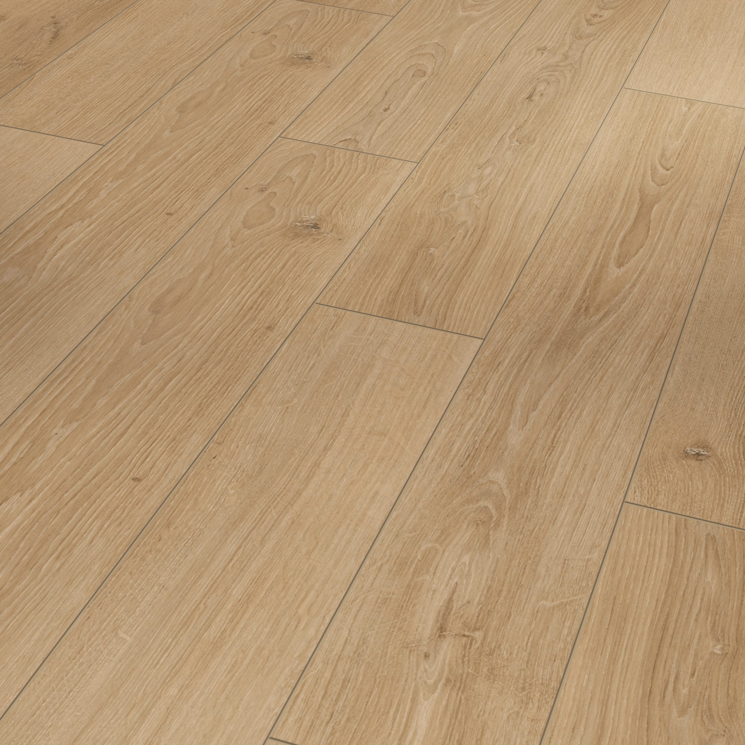 PARADOR Laminat Classic 1050 Eiche Studioline natur, 10 St., Klicklaminat 2,493m² (10 Dielen) pro Karton, Eiche