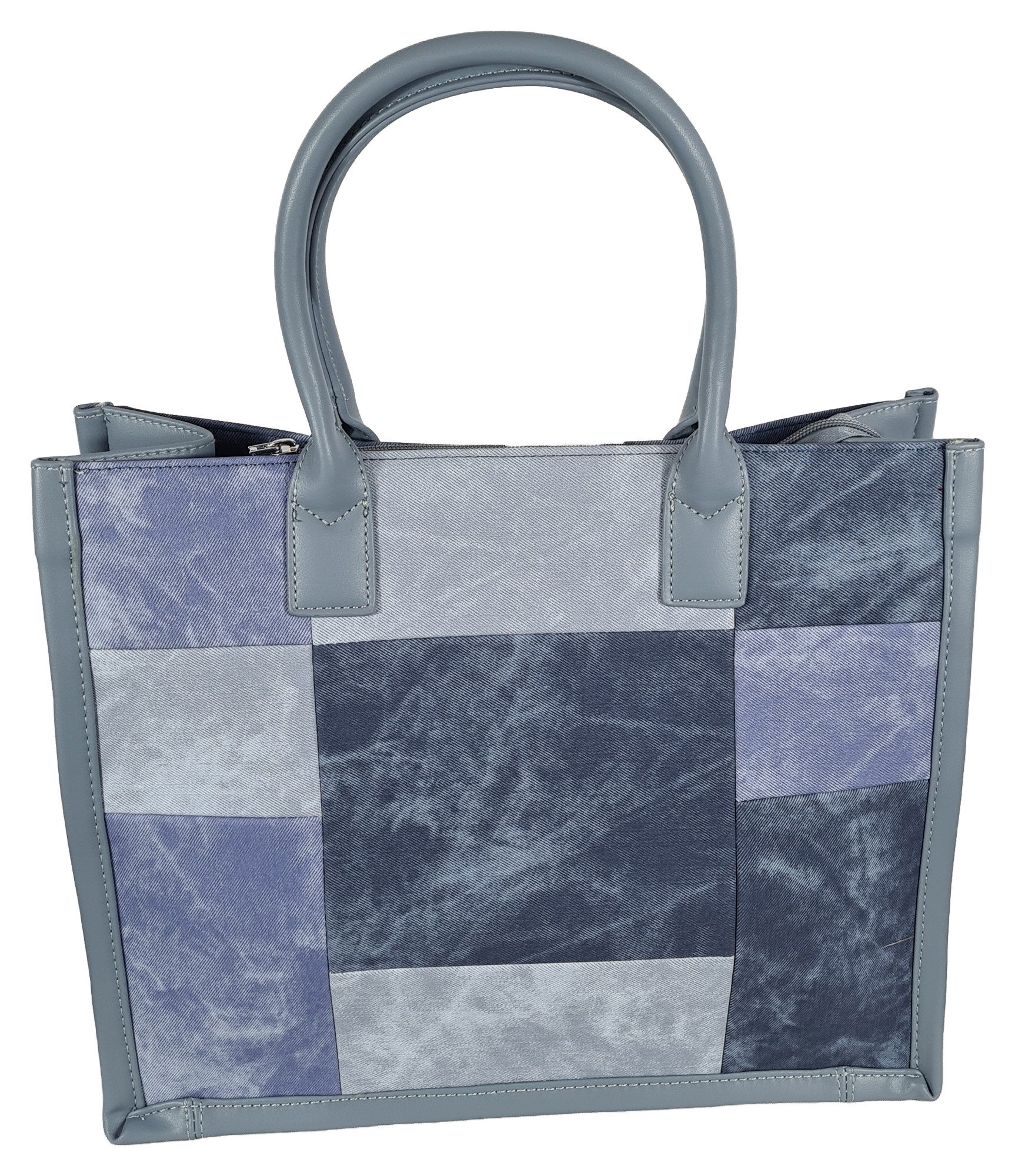 Einkaufszauber Shopper Damen Shoppertasche Totebag Jeans - Kunststofftasche günstig online kaufen
