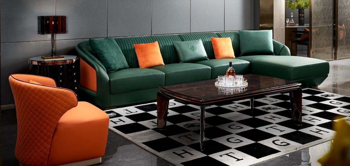 JVmoebel Couchtisch Eleganter Beistelltisch aus Massivholz in Dunkelbraun (Packung), Made in Europa