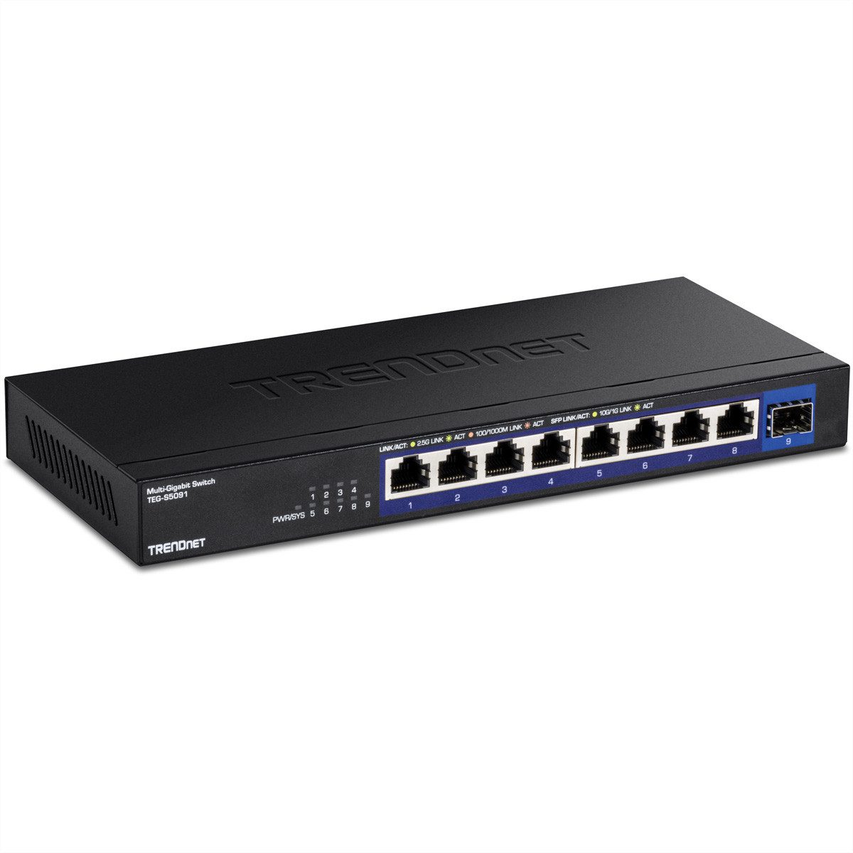 TEG-S5091 9-Port Switch Netzwerk-Switch