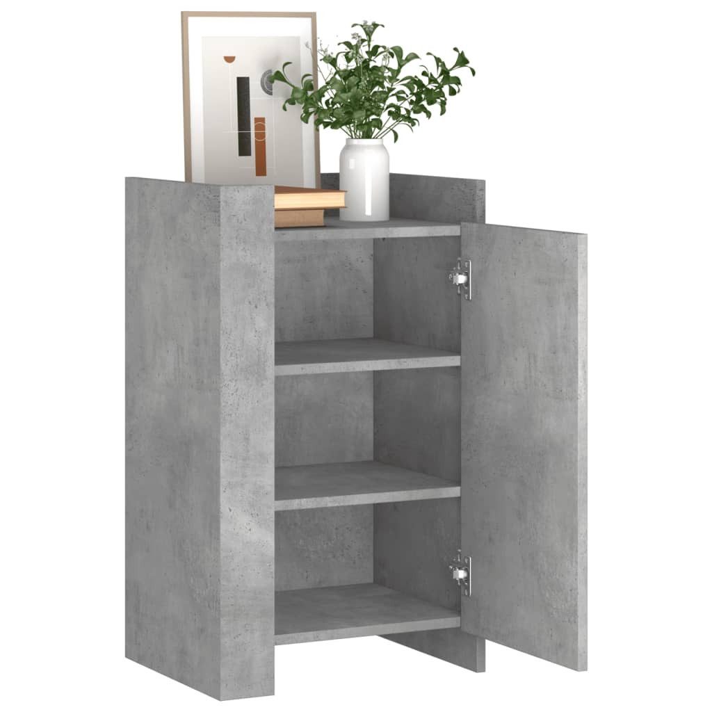 vidaXL Sideboard Sideboard Betongrau 45x35x75 cm günstig online kaufen