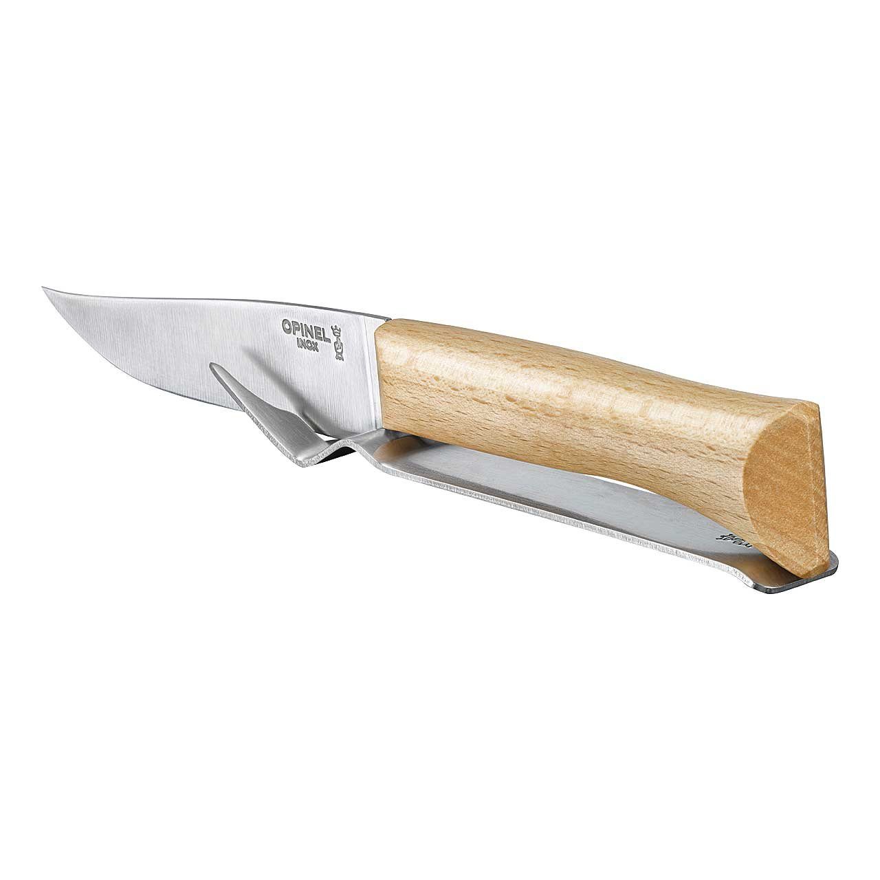 rostfrei Gabel, und Messer mit Opinel Größe Set Käsemesser 10 Holzgriff
