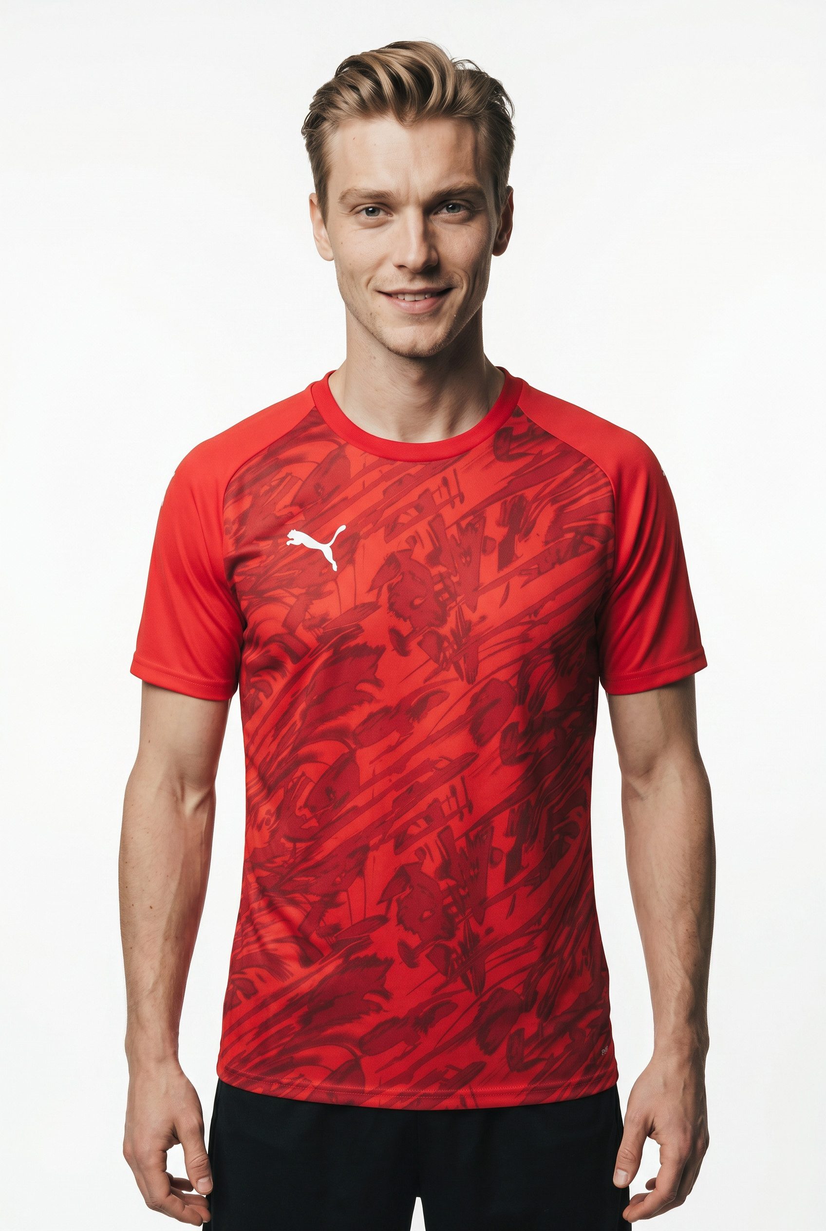 PUMA Fußballtrikot TEAMFINAL GRAPHIC JERSEY mit Print-Applikationen, mit DryCELL-Technologie, atmungsaktiv
