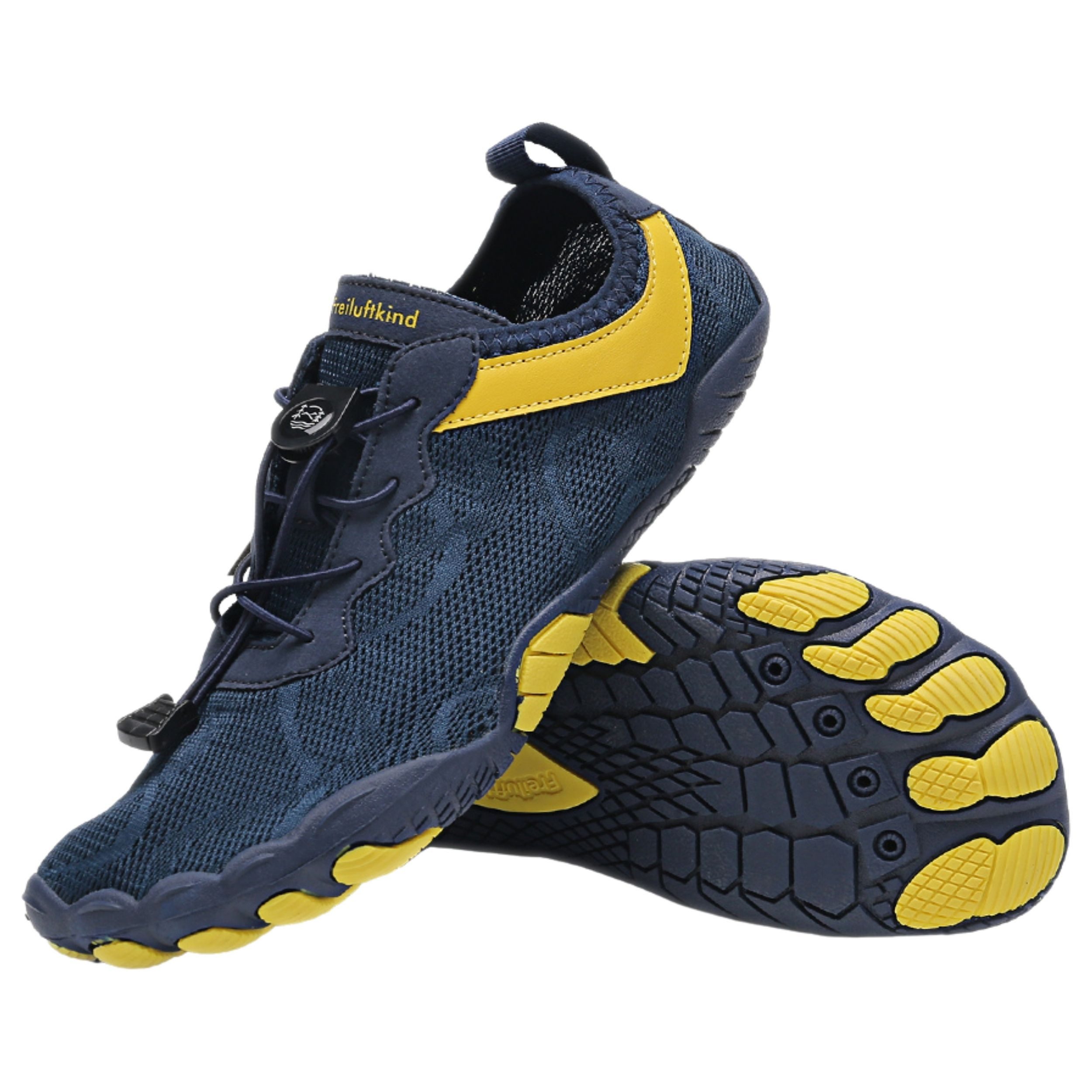 Freiluftkind Das Original – Kokoda rutschfeste Barfußschuhe Sneaker Schnellverschluss