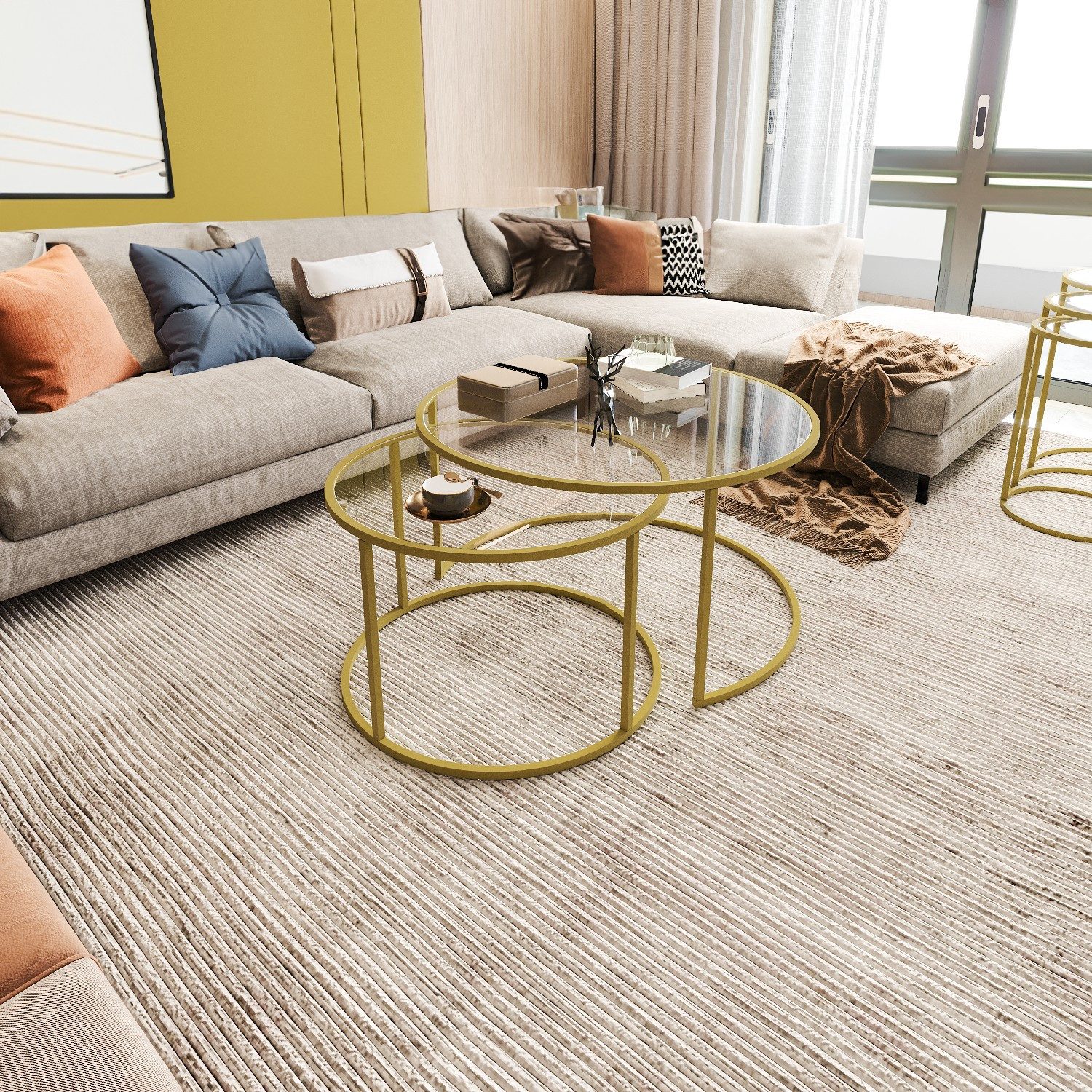 Skye Decor Couchtisch TEMPERED GLASS,Size: Width: günstig online kaufen