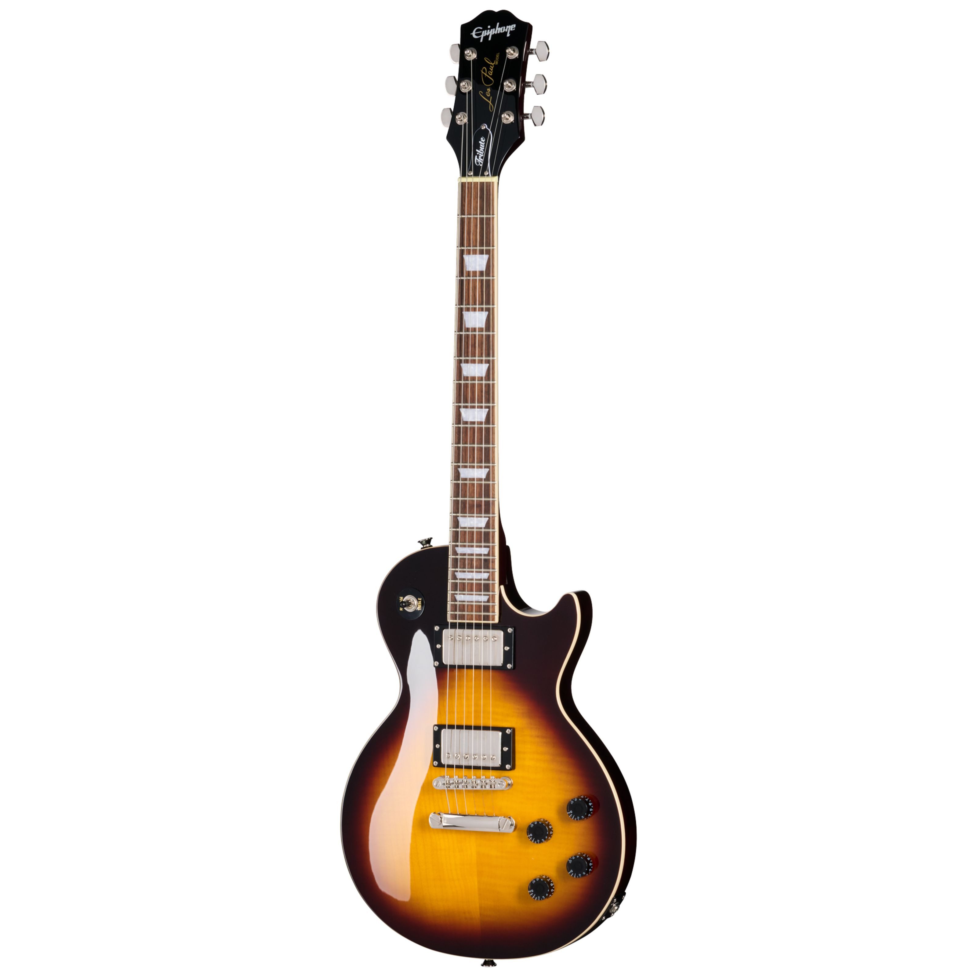 Epiphone E-Gitarre, E-Gitarren, Single Cut Modelle, Les Paul Tribute Plus Vintage Sunburst - Single Cut E-Gitarre