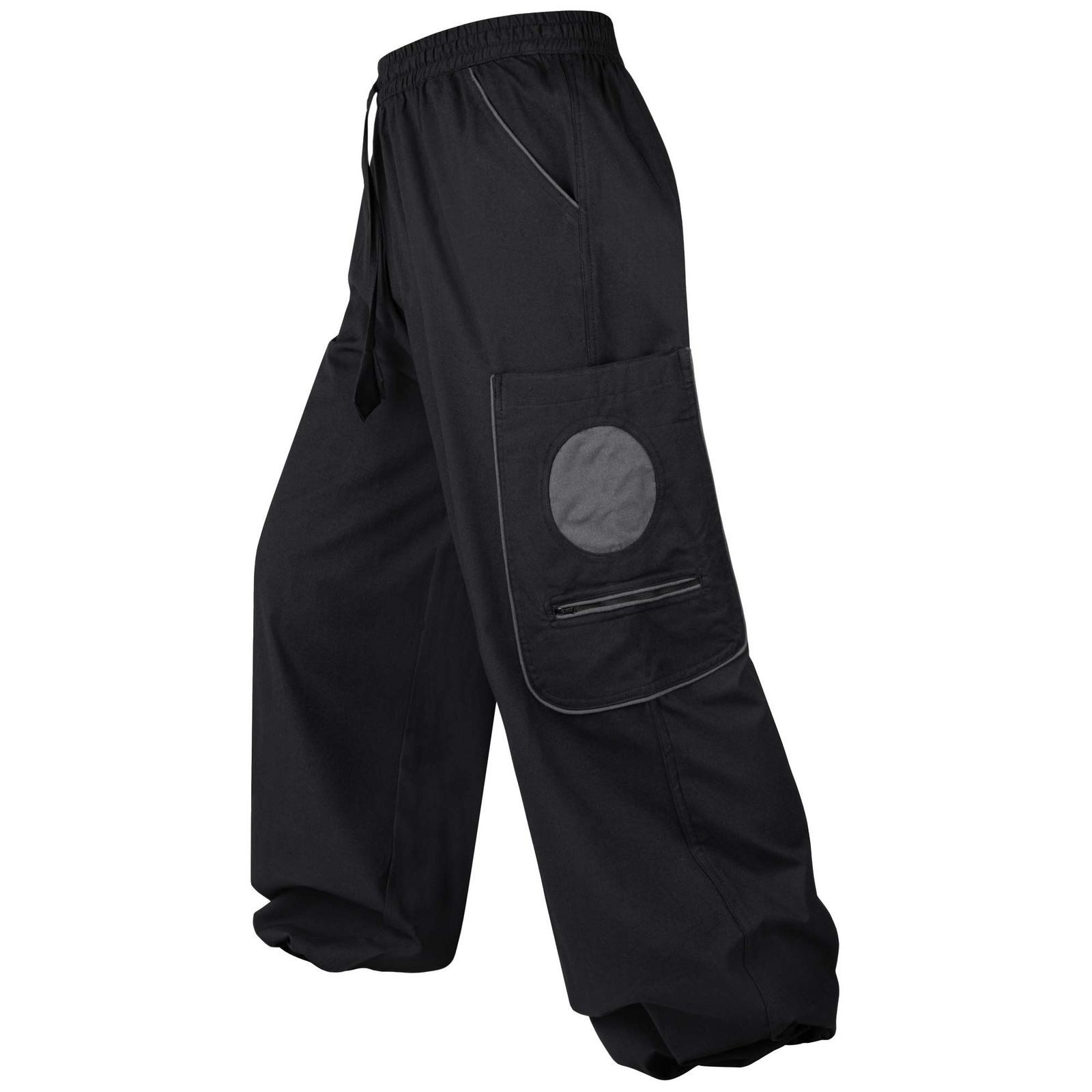 Cargohose Kunst und Magie Unisex Goa Pluderhose Pumphose Freizeithose Cargohose
