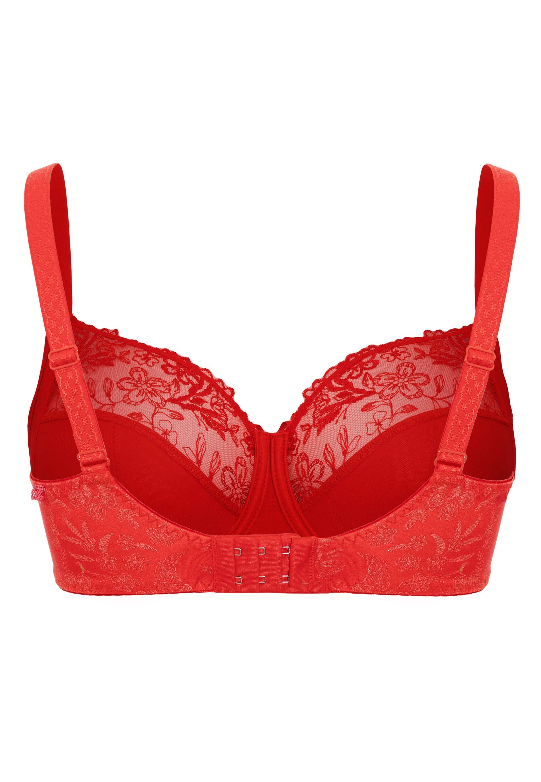 Ulla Dessous Bügel-BH Jasmin (1-tlg) Bügel-BH - Feinste Mikrofaser kombiniert mit filigraner Stickerei