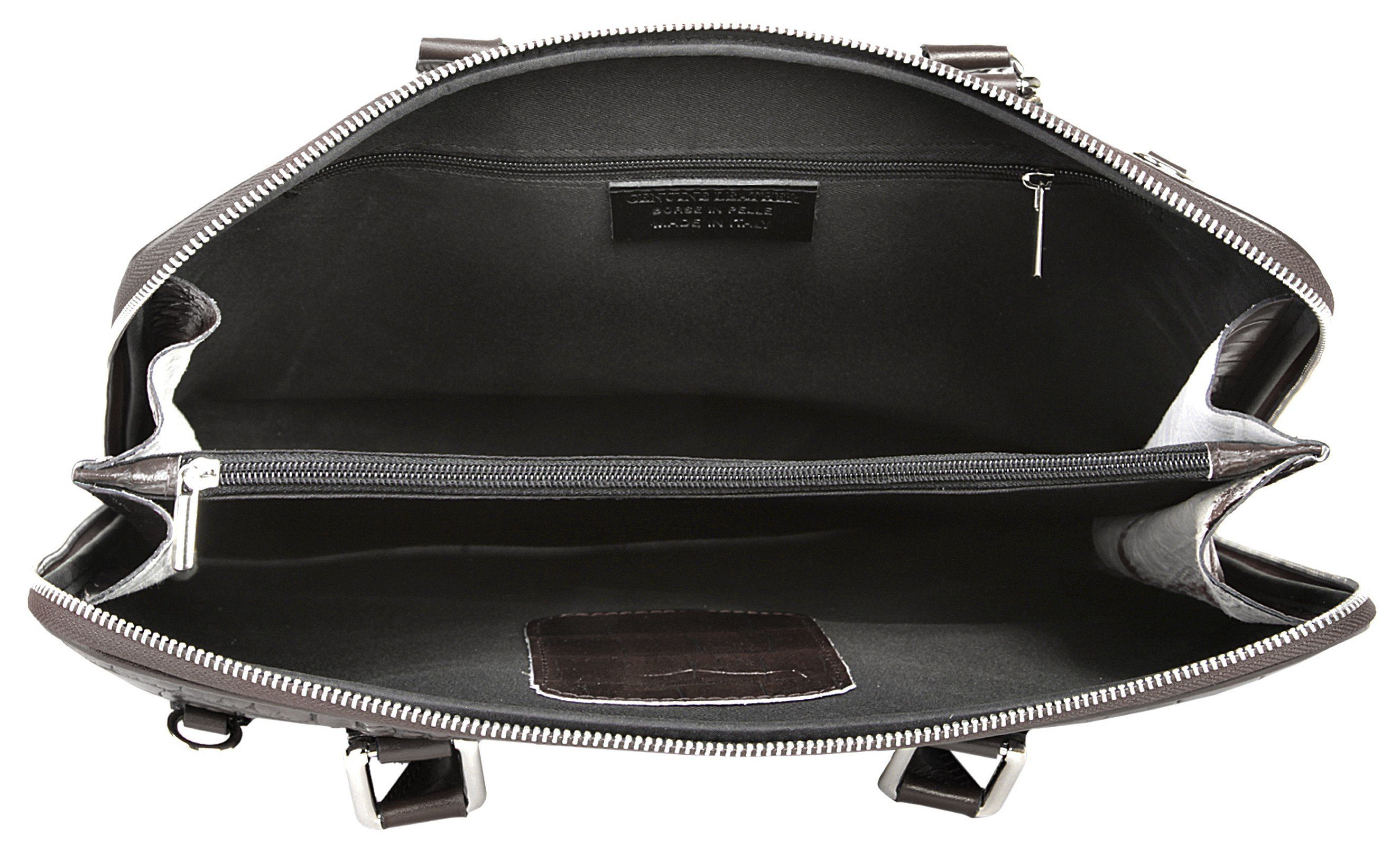 Bagan Aktentasche, echt Leder, Made in Italy günstig online kaufen