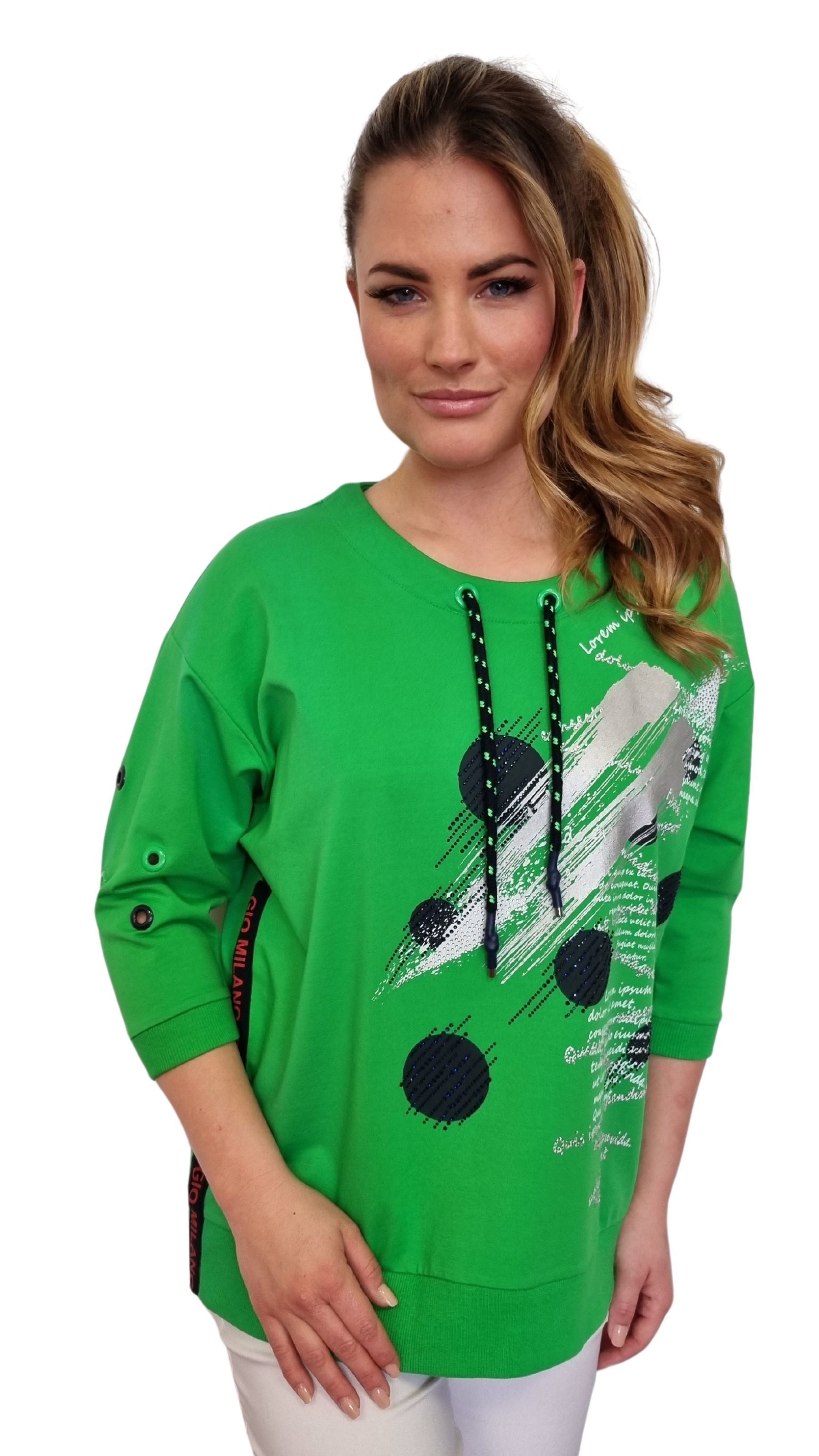 Gio Milano Sweatshirt modisch, mit 3/4-Arm günstig online kaufen