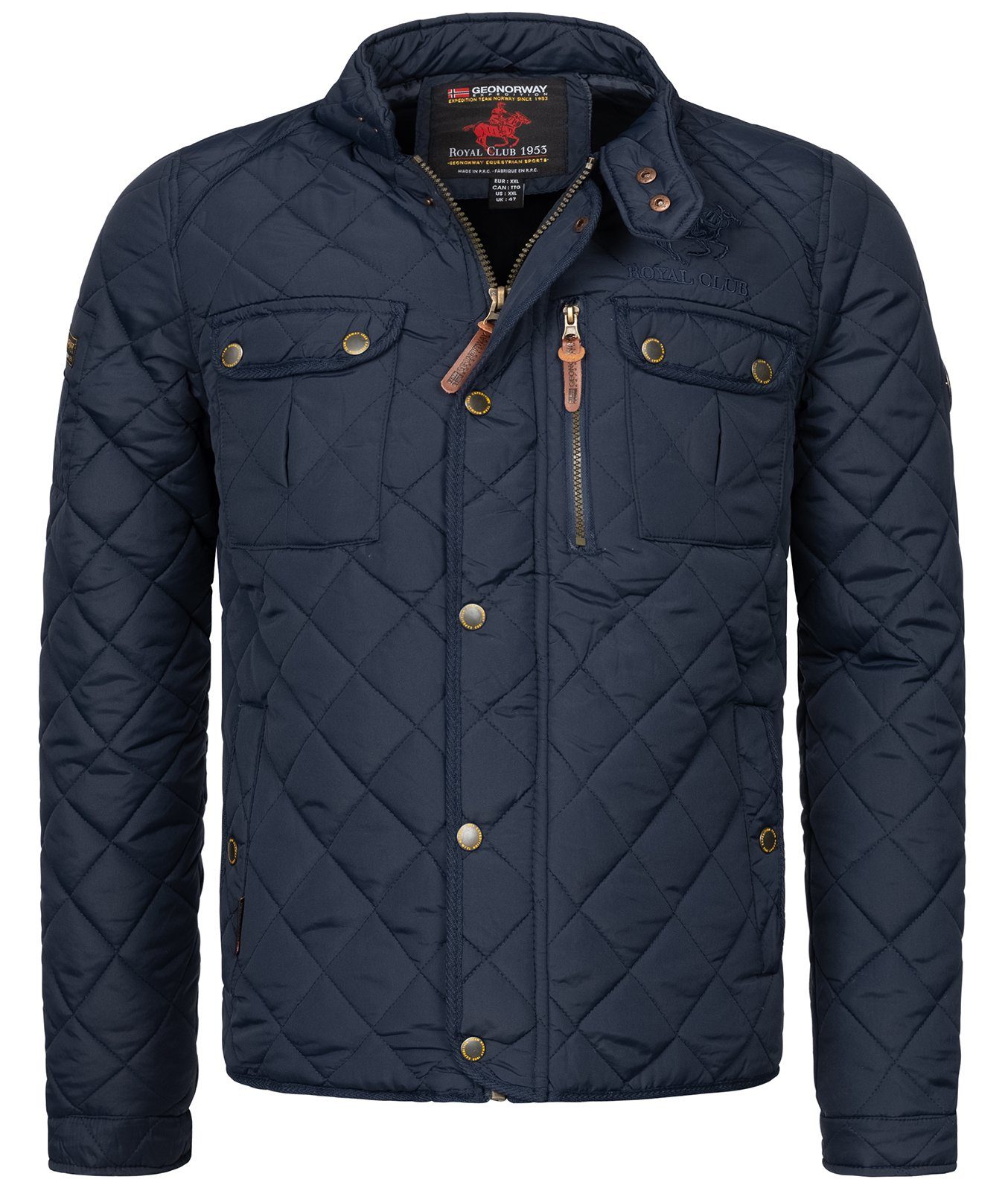 Geo Norway Steppjacke Herren Steppjacke Übergangsjacke H-301