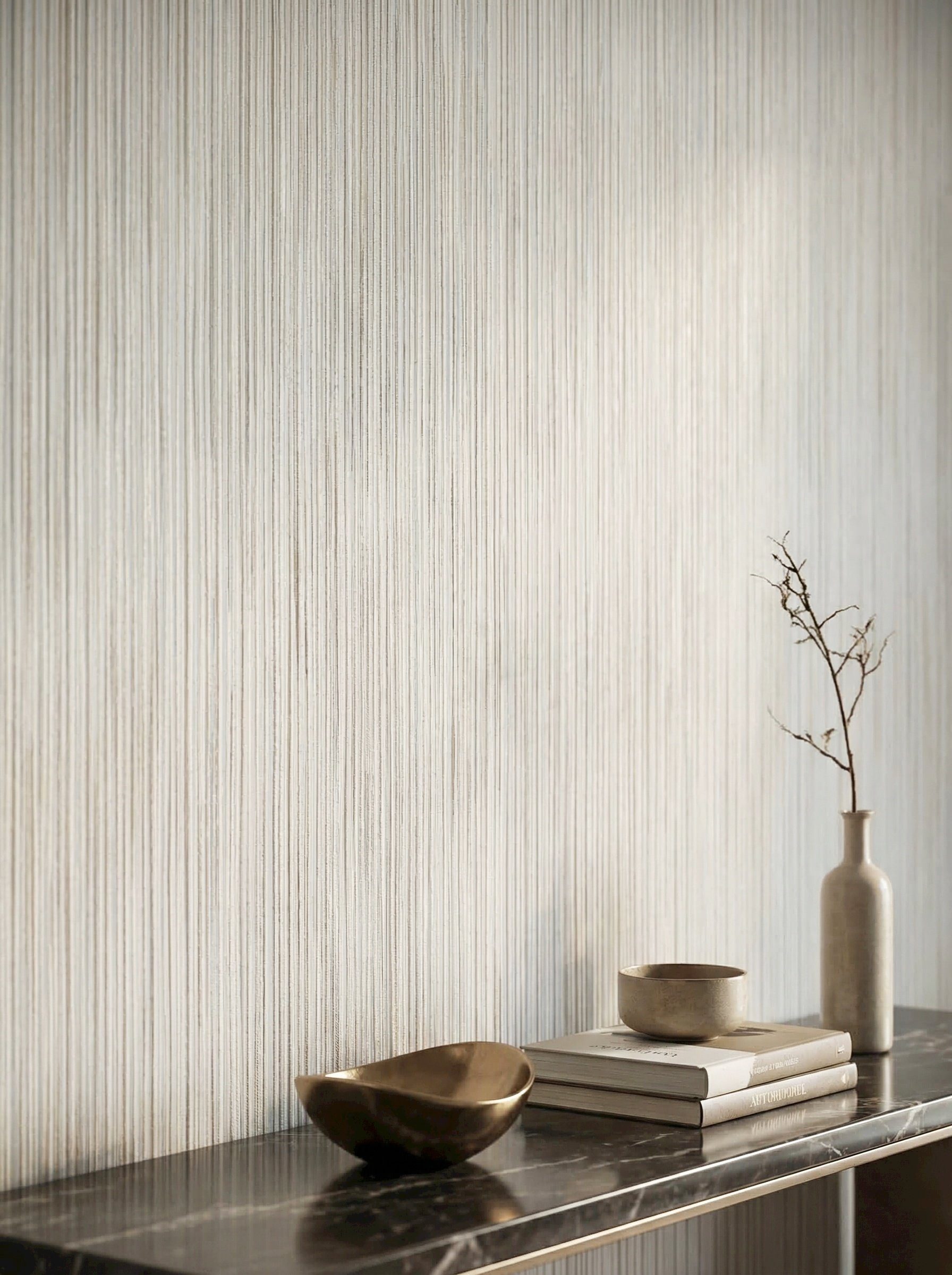 Newroom Vliestapete Amaris Taupe Tapete Vliestapete Blumen, Floral, Blumenranke, strukturiert, Mustertapete