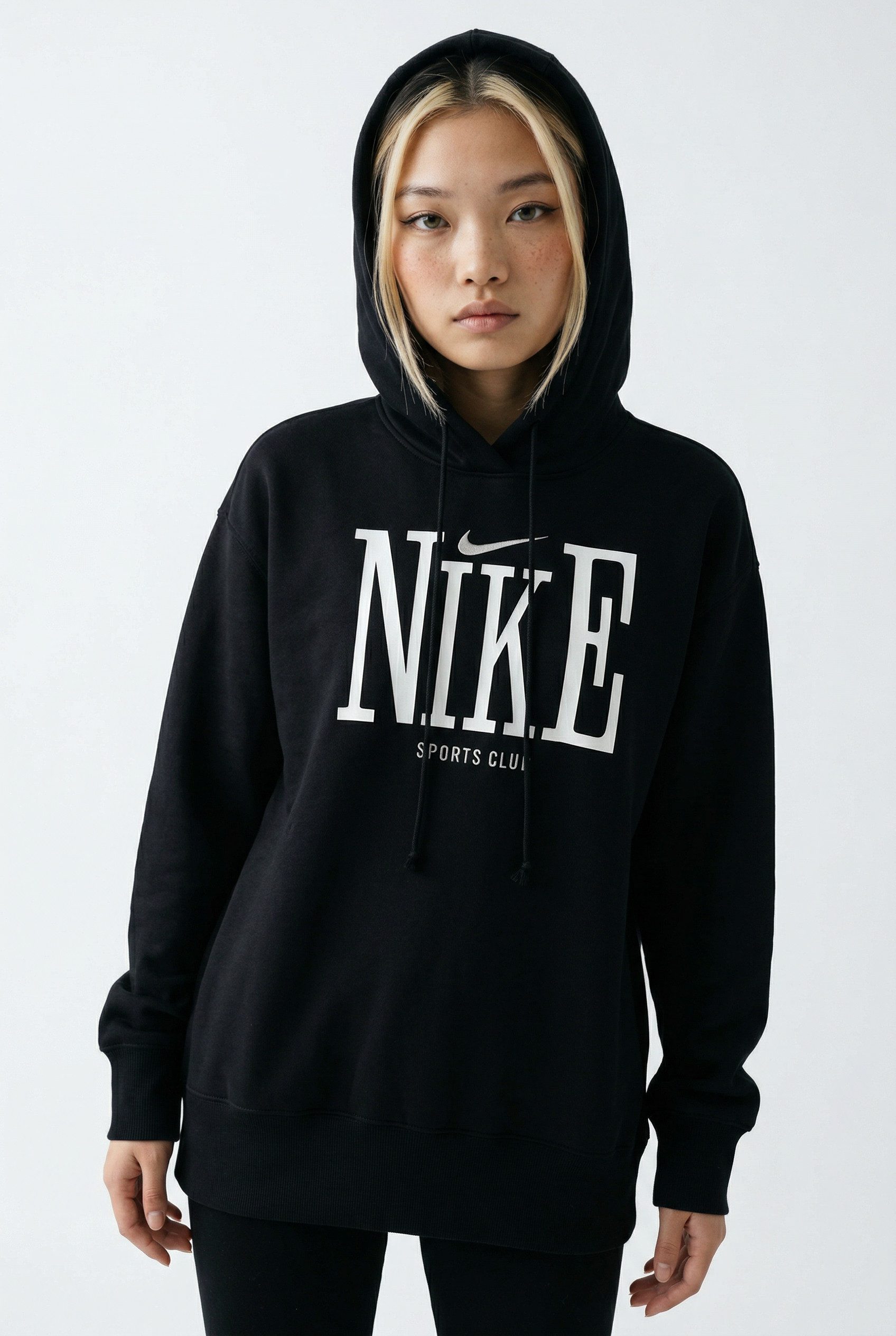 Nike Sportswear Kapuzensweatshirt W NSW PHNX FLC OS GFX HDY mit Kordelversc günstig online kaufen