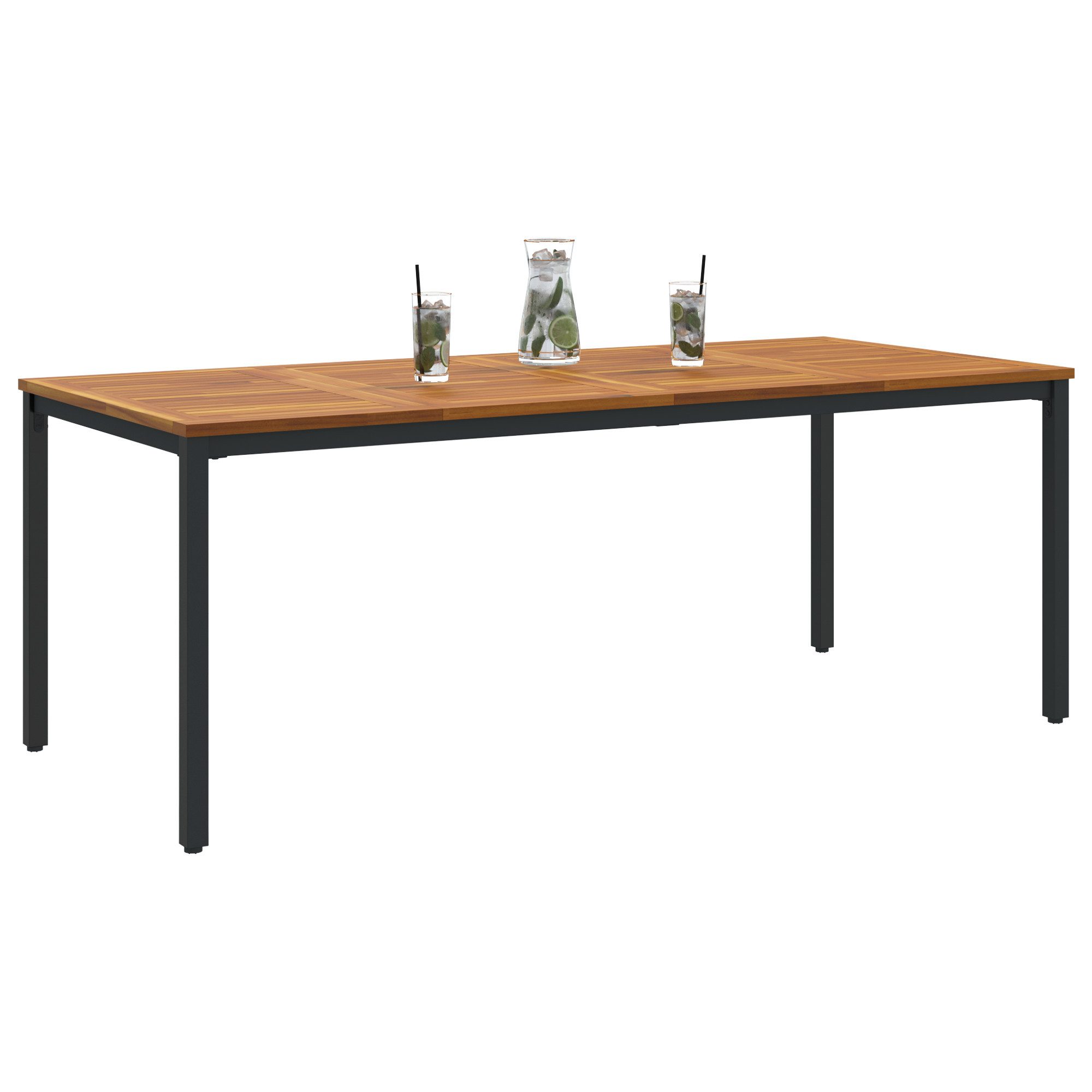 vidaXL Gartentisch Gartentisch 200x90x75 cm Massivholz günstig online kaufen