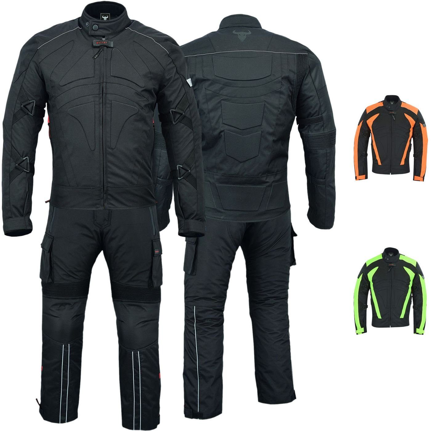 BULLDT Motorradkombi GW322K BULLDT Motorradkombi Textilien motorradjacke + Motorradhose