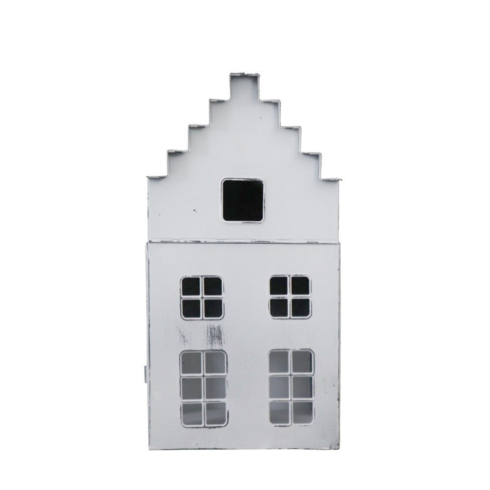 Grafelstein Kerzenlaterne Laterne MAISON weiß shabby chic Metallhaus zum Be günstig online kaufen