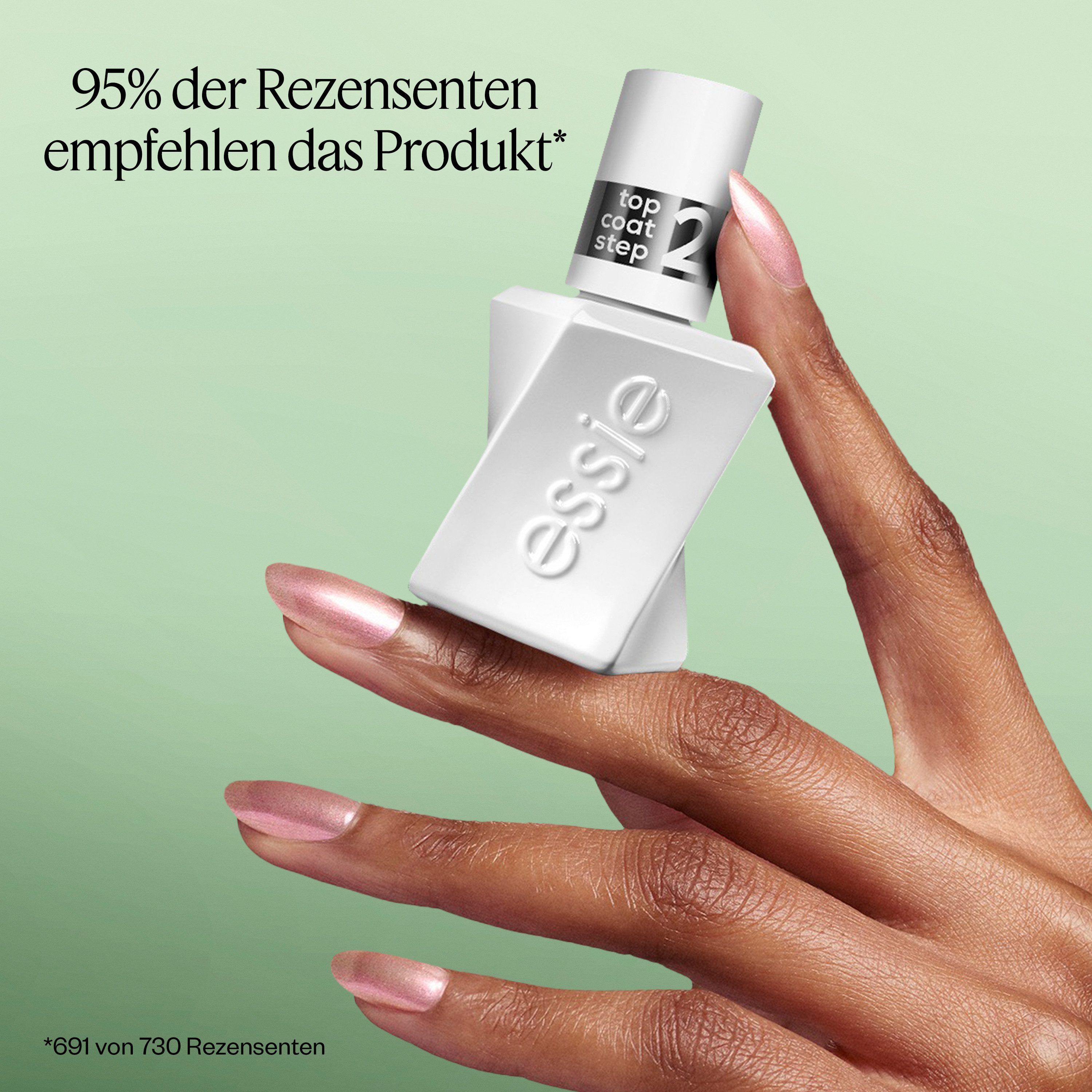 essie Überlack GEL COUTURE, für den ultimativen Gel-Glanz ohne UV-Lampe