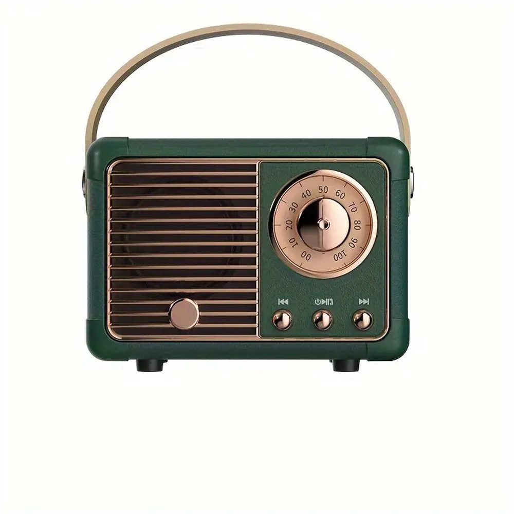 Bifurcation mit Bluetooth, nostalgisches Radio(Grün) Retro-Radio