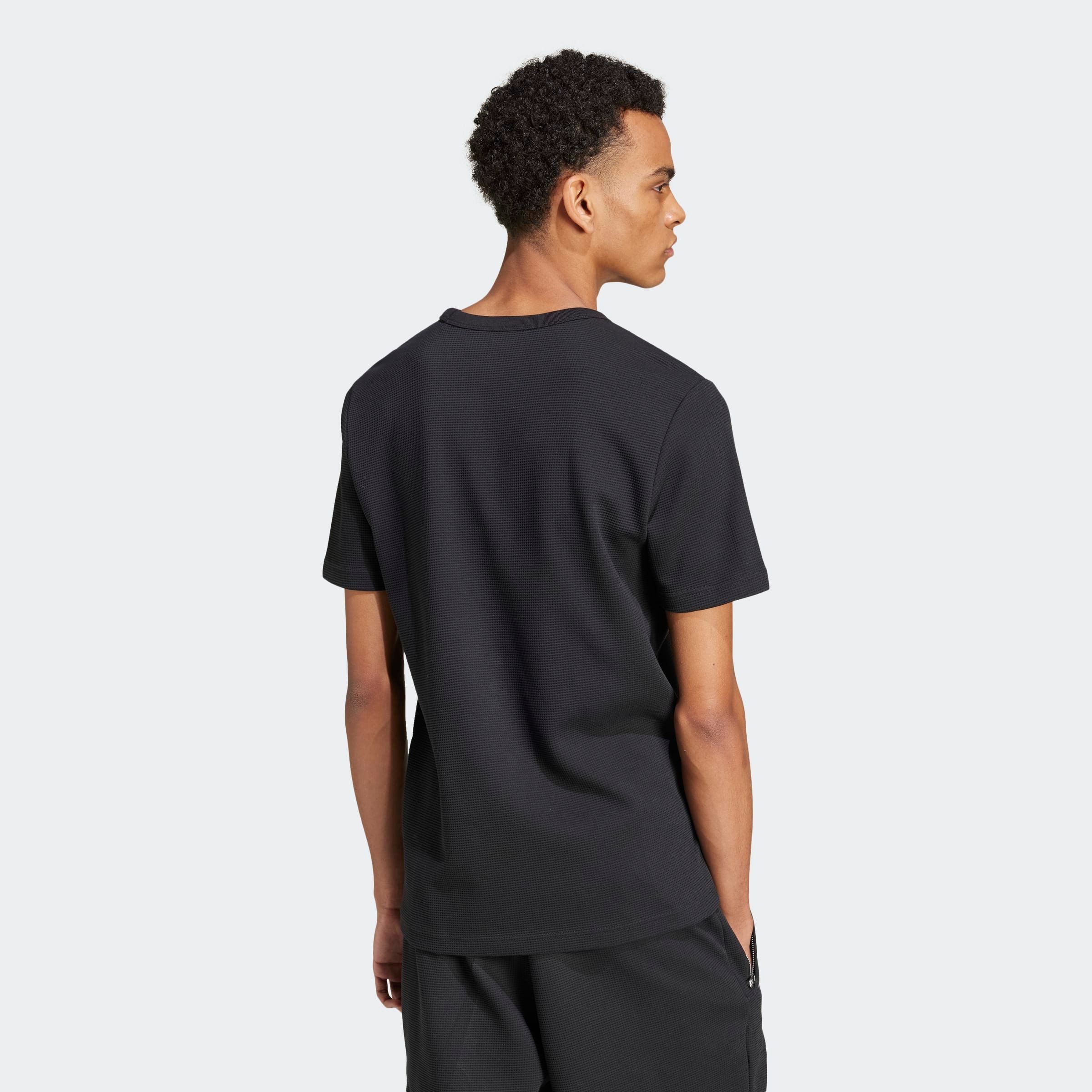 adidas Originals T-Shirt TREFOIL ESSENTIALS WAFFLE sportlicher Stil, reguläre Passform, für Laufen, mit Waffelstruktur