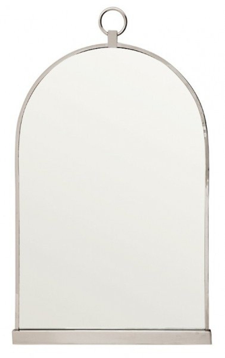 Casa Wandspiegel schwere - Ausführung 56 x Wandspiegel 93 cm Metall vernickeltes - Luxus Spiegel Wand Padrino