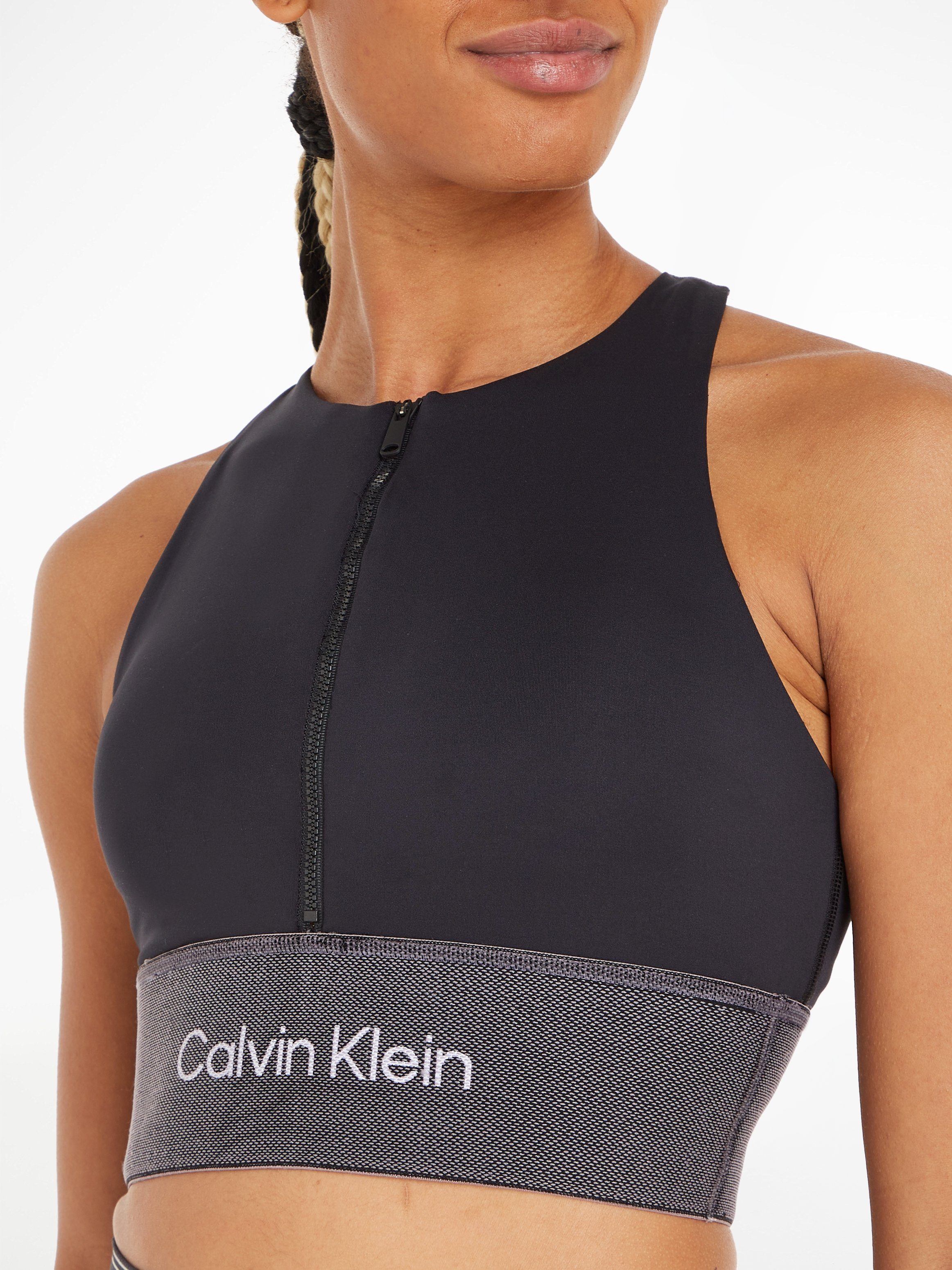 Calvin Klein Sport Sport-Bustier Black WO Sports Bra Support Medium Beauty 