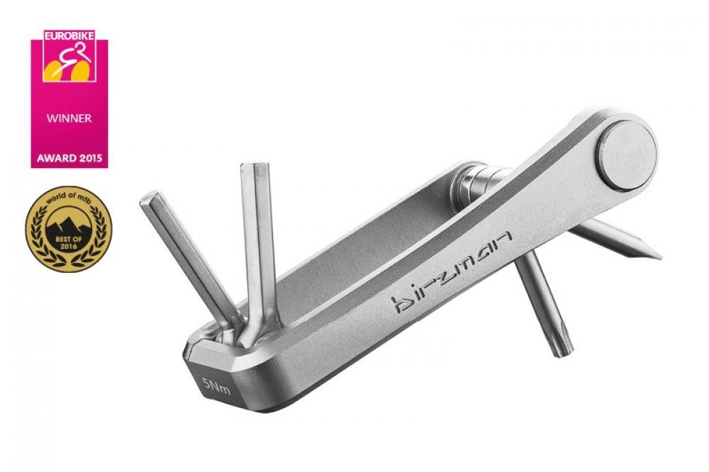Birzman Fahrradwerkzeugset Birzman M-Torque mit 4 Funktionen und 5 Nm Drehmoment silber