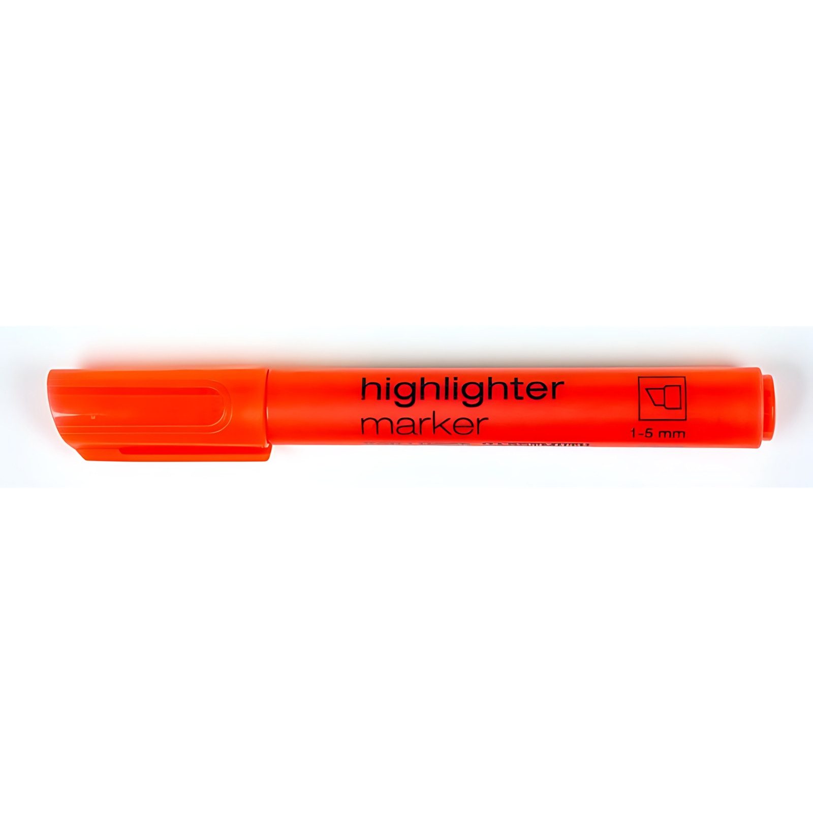 KOH-I-NOOR Marker KOH Textmarker Keilspitze Strichstärke 1-5mm Jumbo Rot