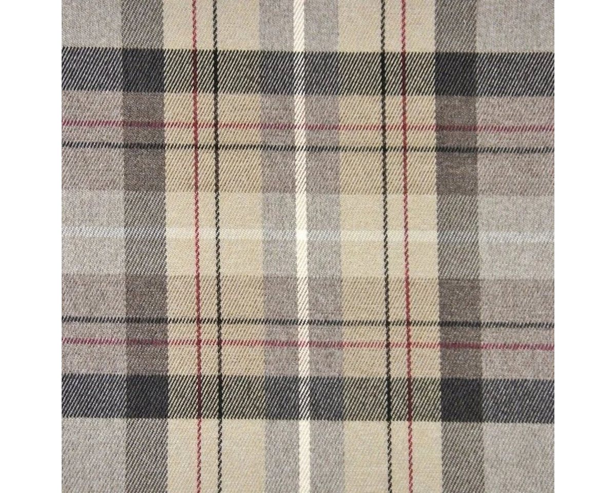 Thumbnail - Stofferia Stoff Polsterstoff Wolloptik Cairngorm Slate, Breite 140 cm, Meterware