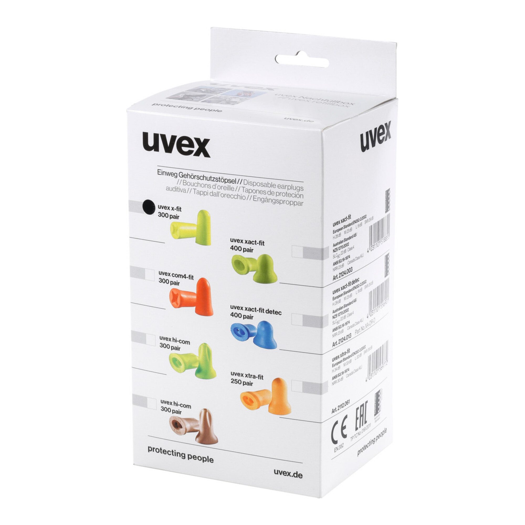 Gehörschutzstöpsel uvex Gehörschutzstöpsel-Set uvex x-fit, Typ: R300 300 Stk