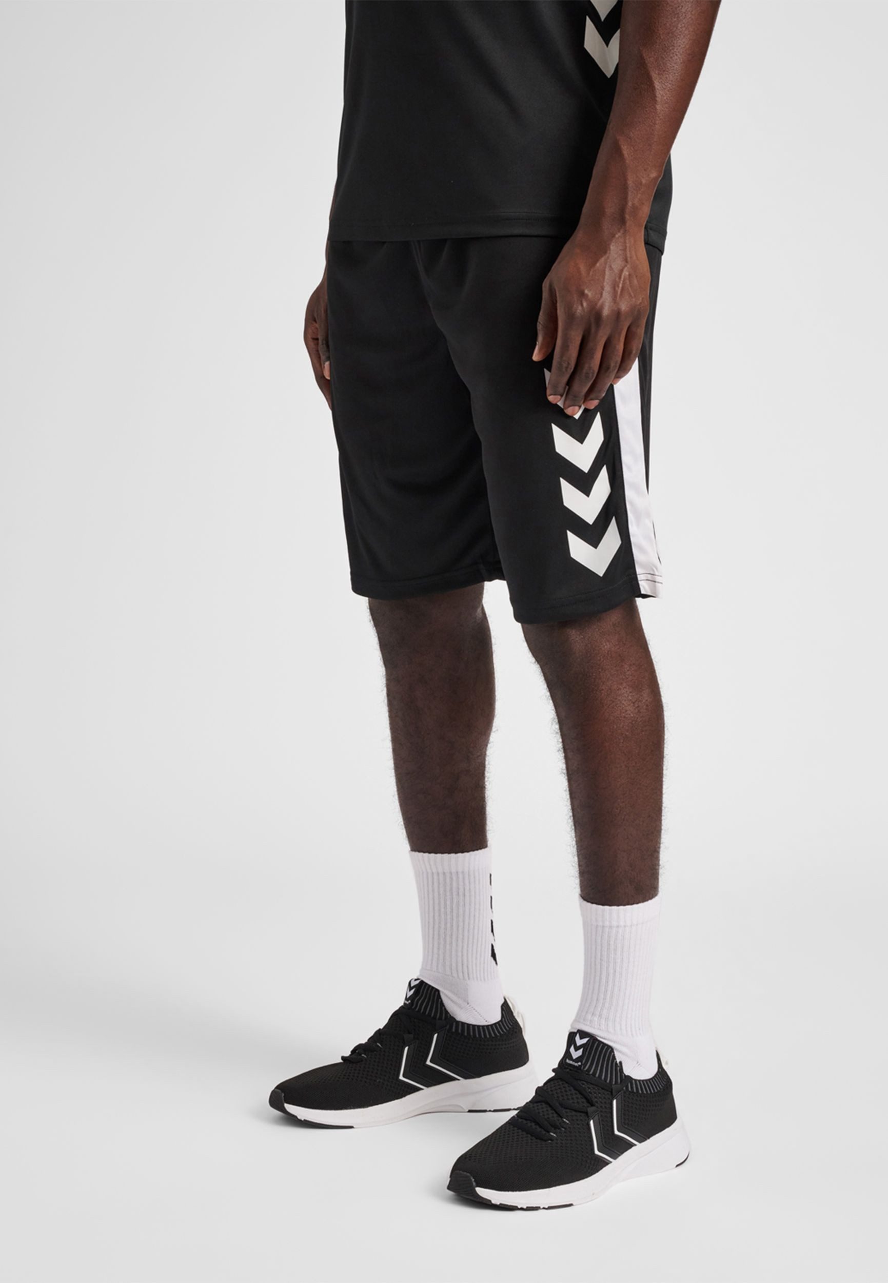 hummel Trainingsshorts Verstellbarer Kordelzug gedrucktes Logo günstig online kaufen