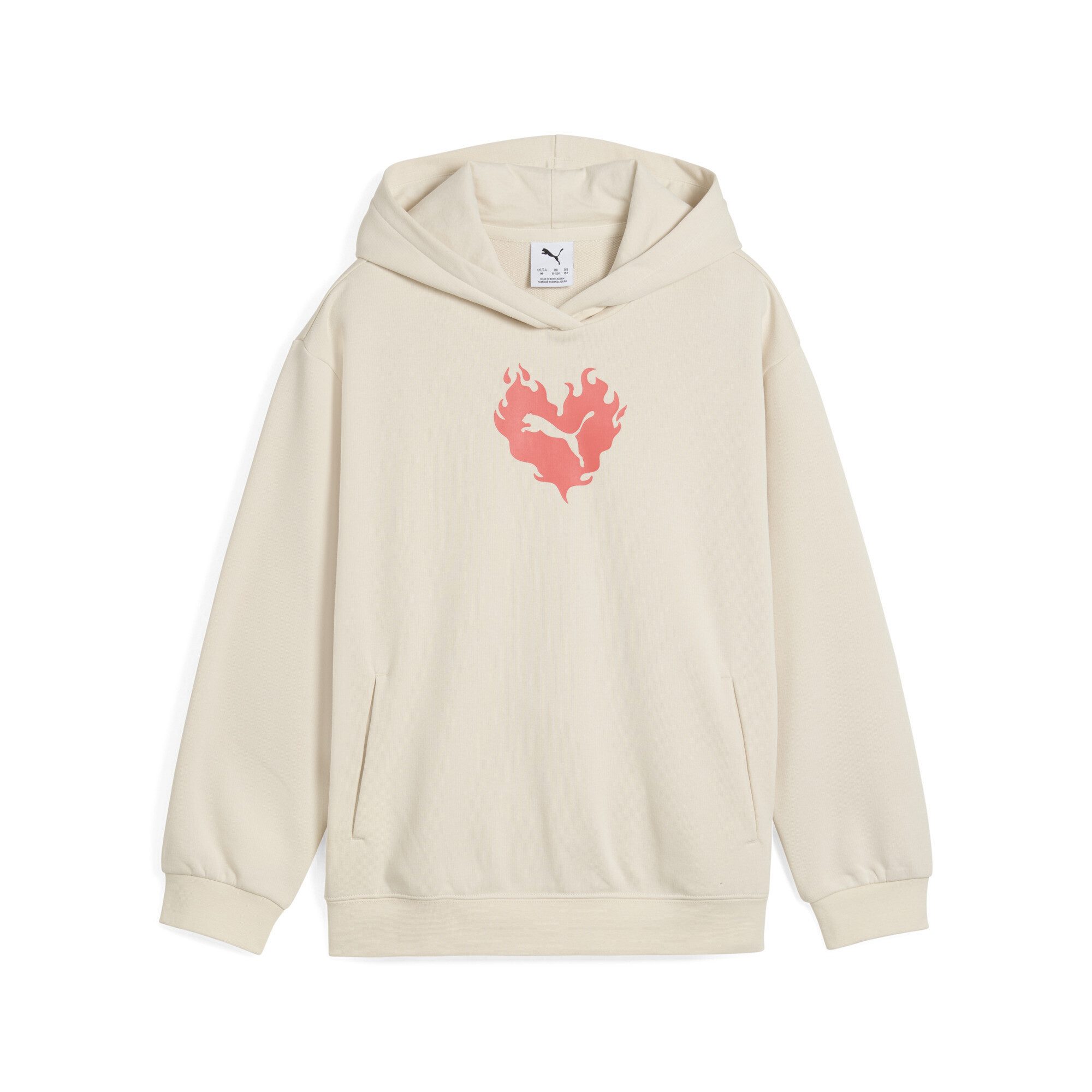 PUMA Hoodie Flaming Love Hoodie Mädchen