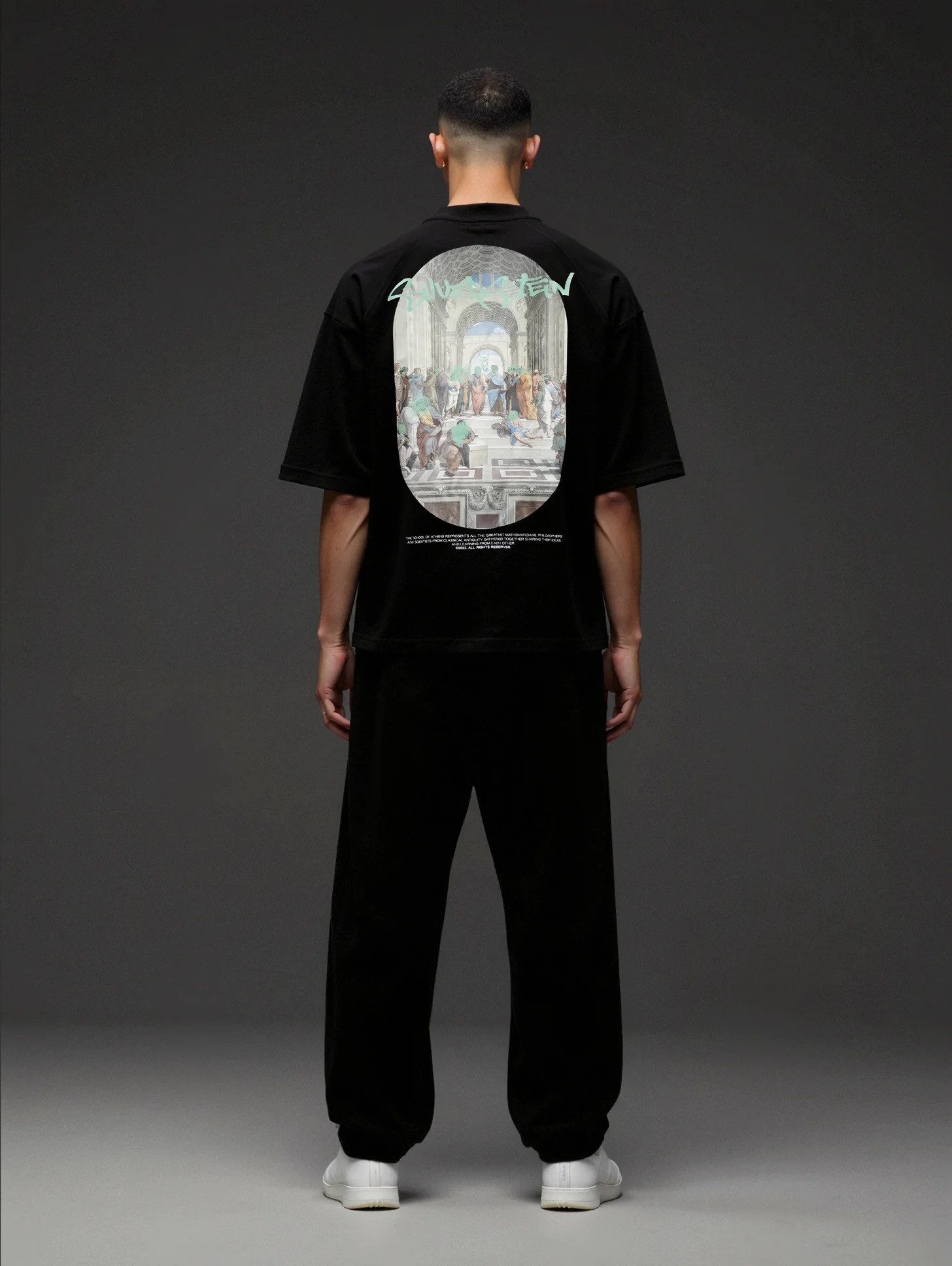 SILVERSTEIN OFFICIAL T-Shirt Black "School Oversize" Unisex Schwarz Oversize T-Shirt SV-204 (1-tlg., 1x T-Shirt)
