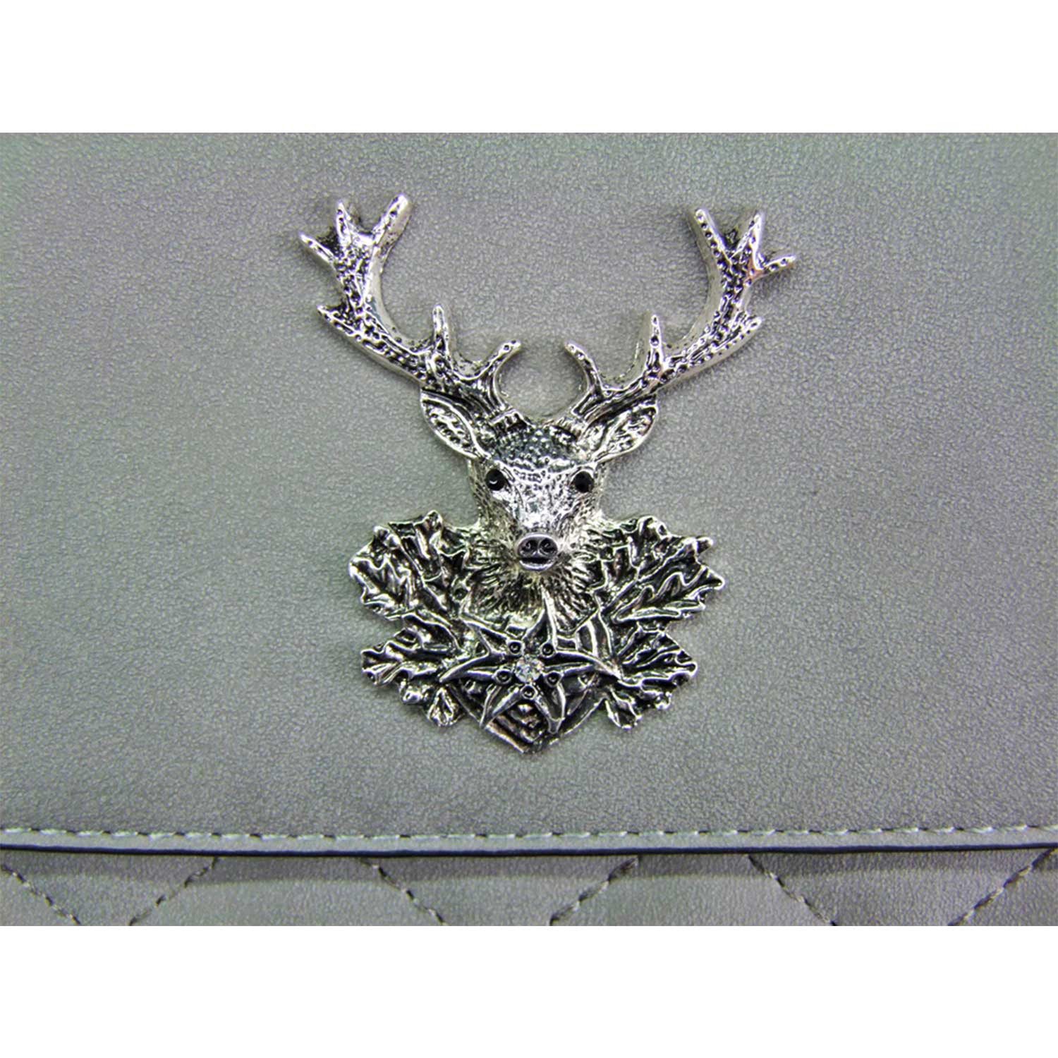 Trachtenland Handtasche Gesteppte Trachten Tasche "Anni" mit Hirsch Applika günstig online kaufen