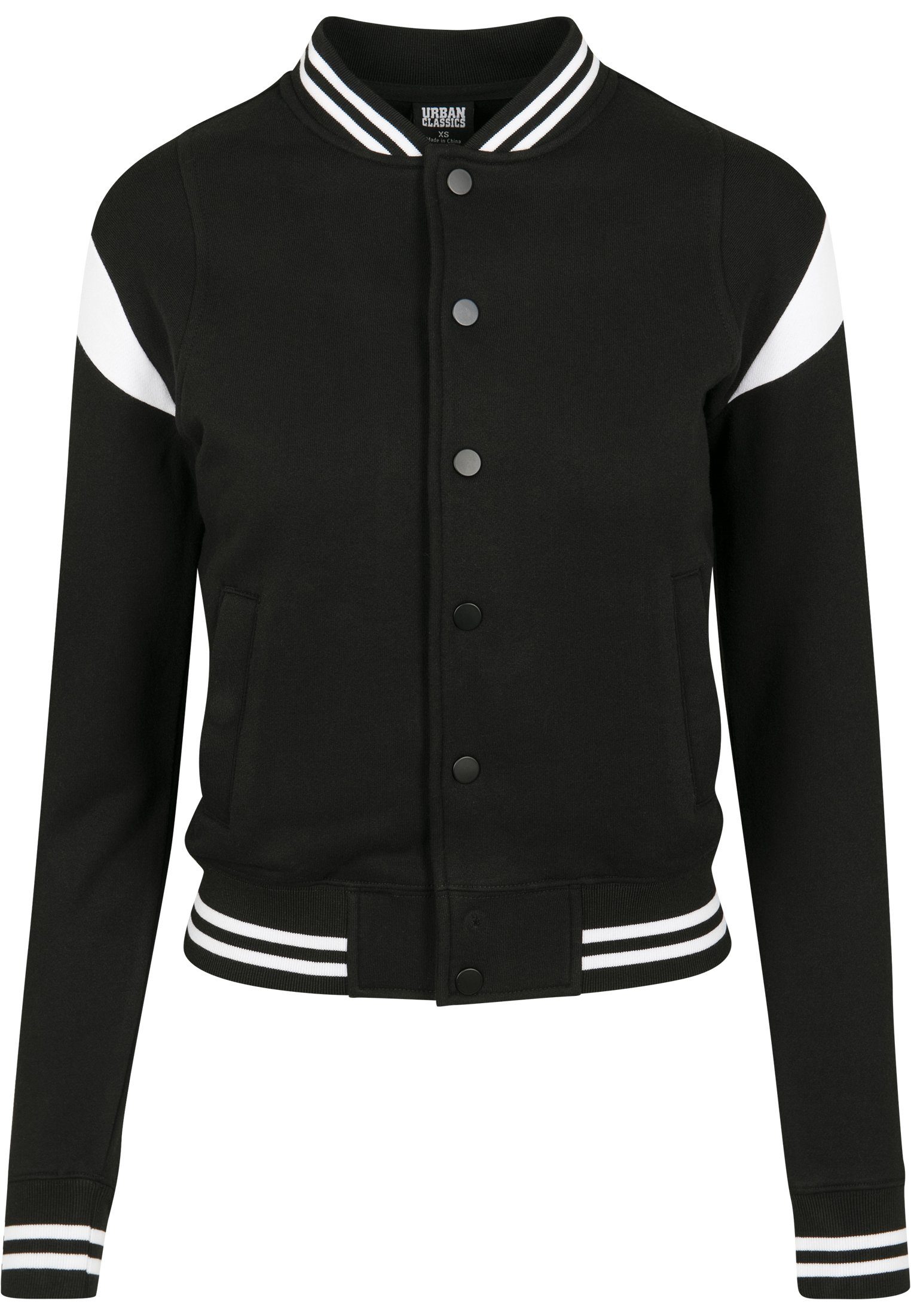 URBAN CLASSICS Outdoorjacke Kinder Girls Inset College Sweat Jacket (1-St)