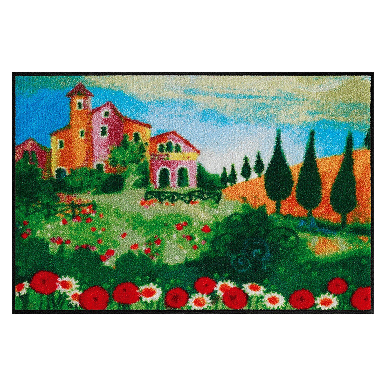 Salonloewe Fußmatte Fußmatte 50x75 Rosina Wachtmeister Bella Vista, Eingangsmatte normal, Höhe: 500 mm