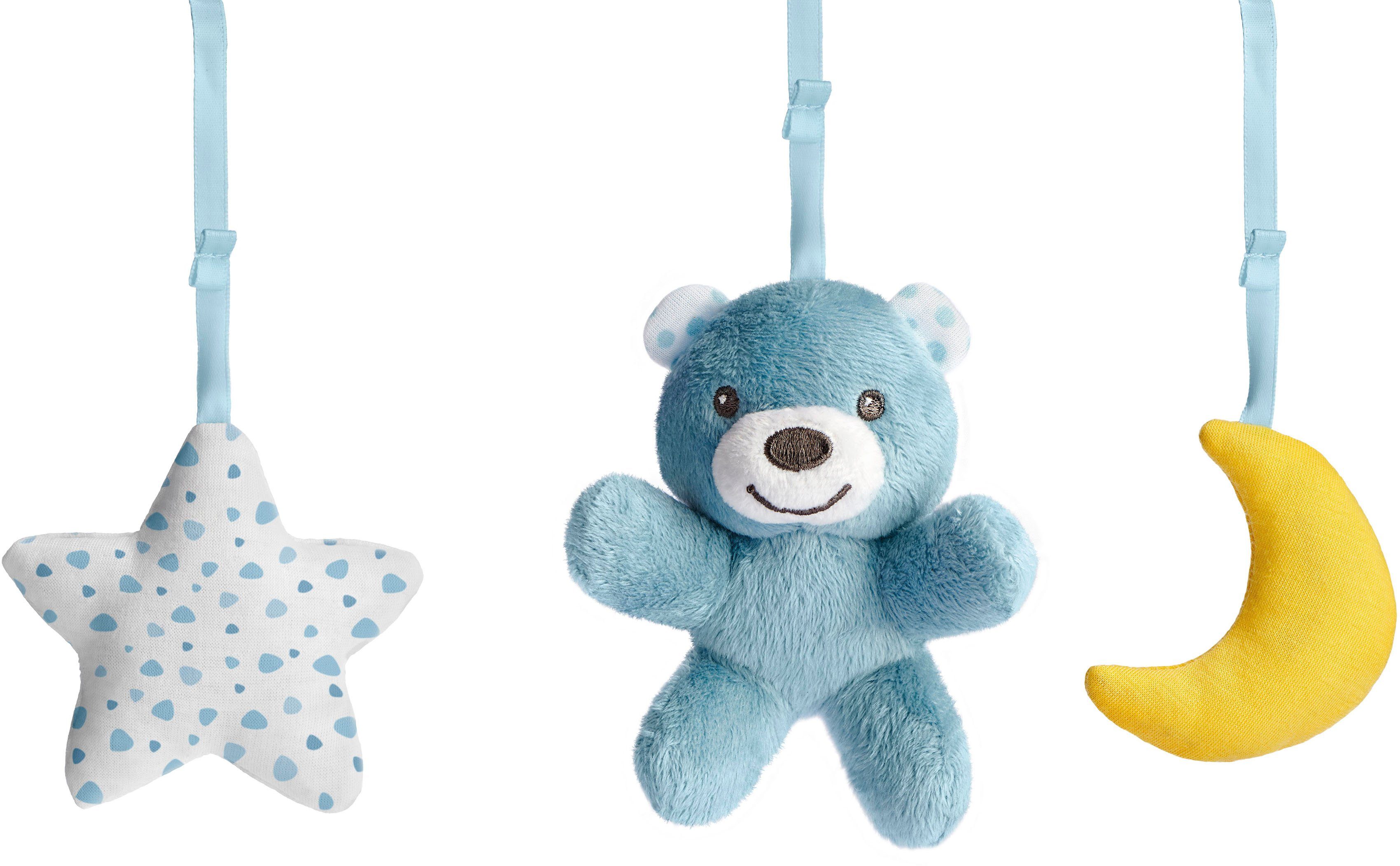 Chicco Spielbogen Regenbogen-Spielbogen für Kinderbett 2 In 1, mit Licht und Melodien, Blau