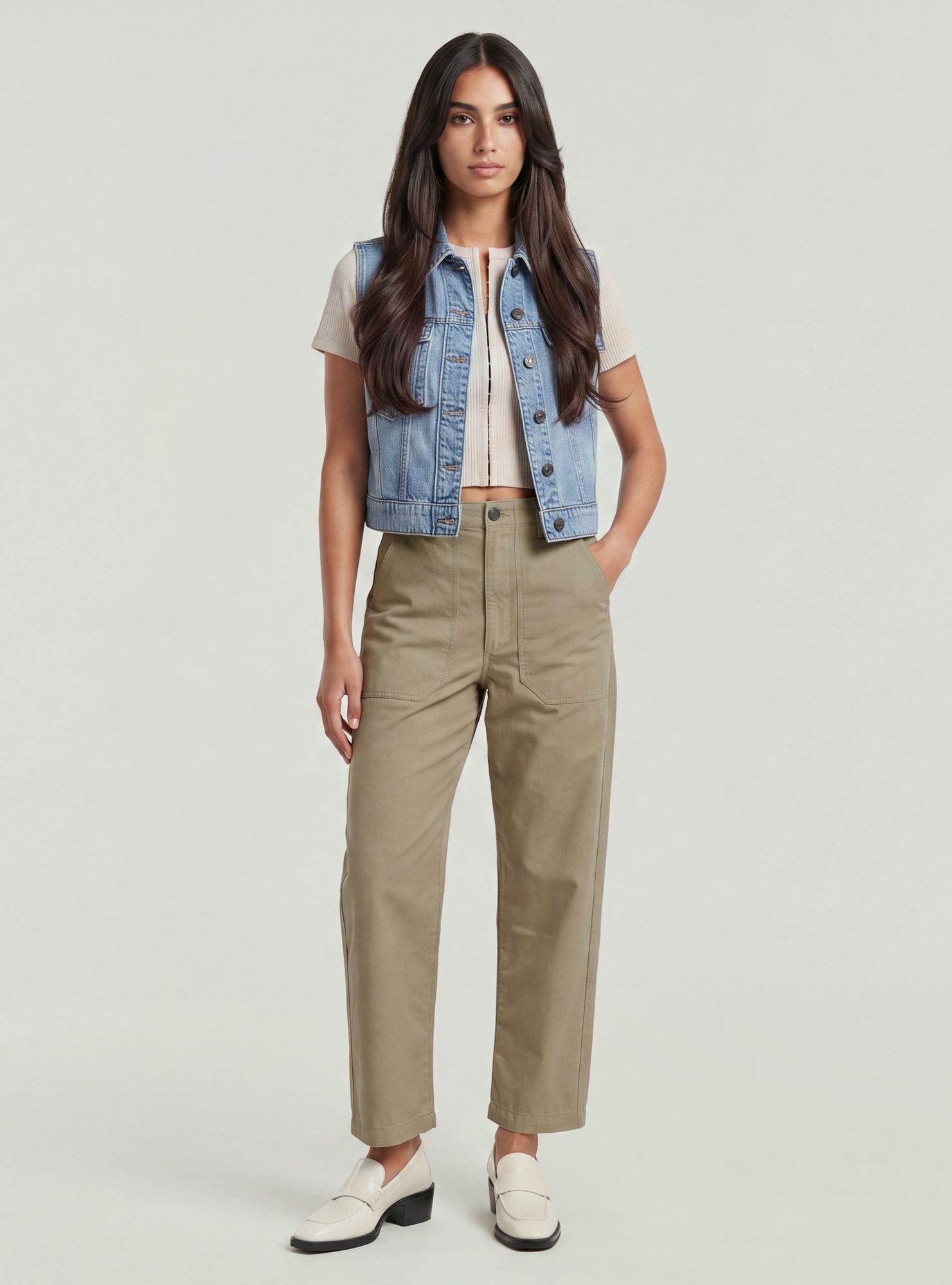 G-STAR Wirkhose Pilot Cropped Hose