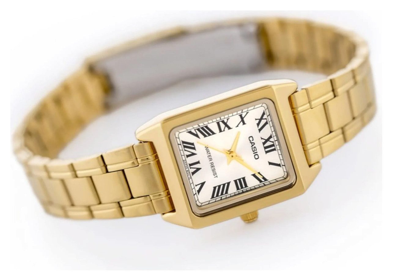 CASIO Uhrenarmband Casio LTP-V007G-9B Taschenuhrkette Uhrarmband