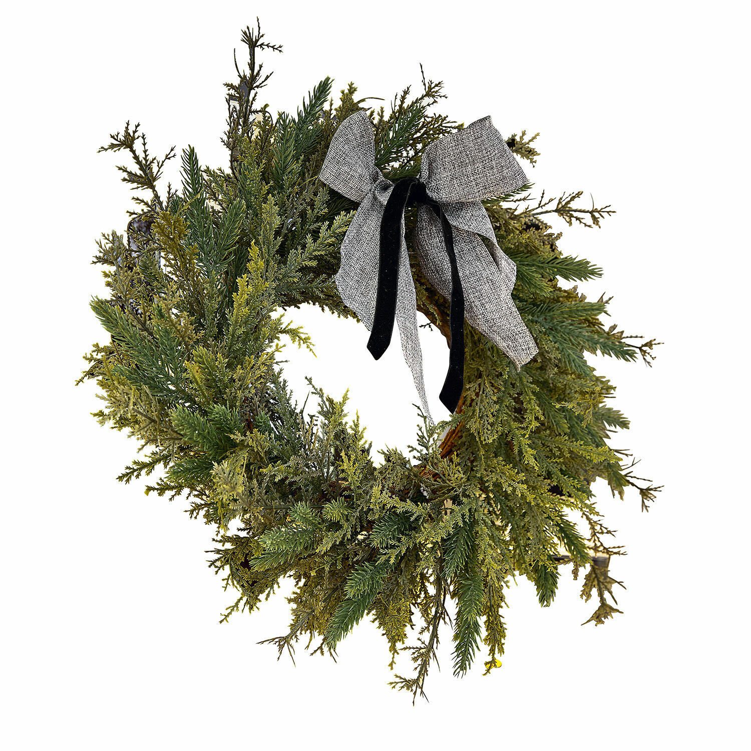 Mirabeau Dekokranz Kranz Julien grün, Weihnachten, Winter, Festtage, Aus echten Kiefernzweigen