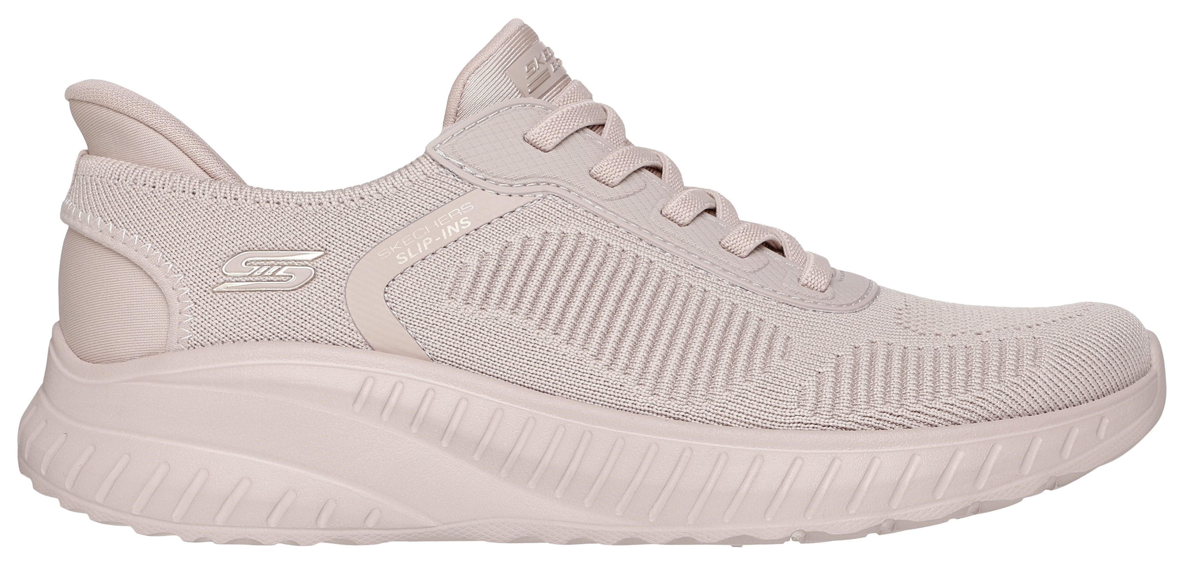 Skechers BOBS SQUAD CHAOS-CURRENT MUSE Slip-On Sneaker Freizeitschuh für Maschinenwäsche geeignet