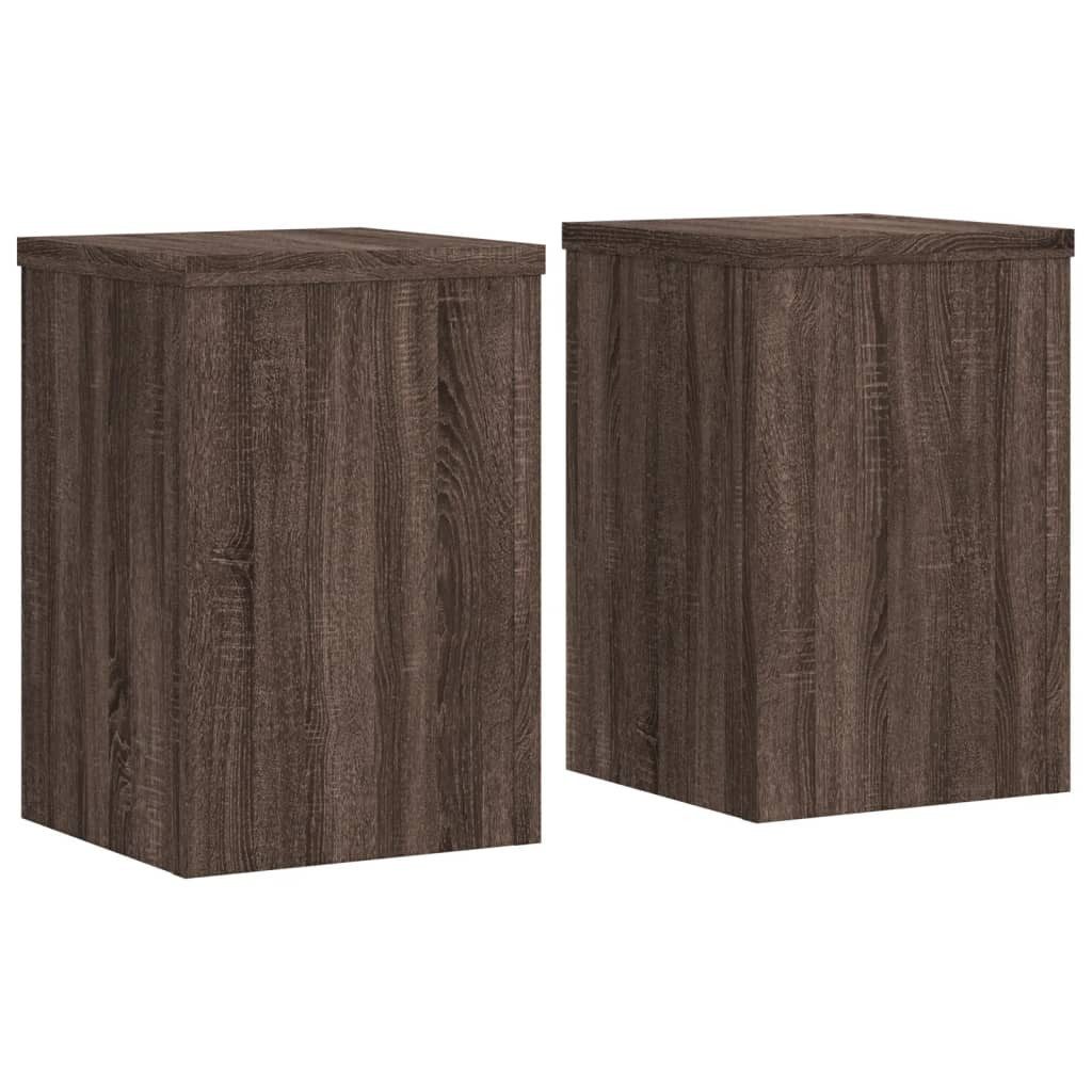 vidaXL Blumenständer Pflanzenständer 2 Stk. Braun günstig online kaufen