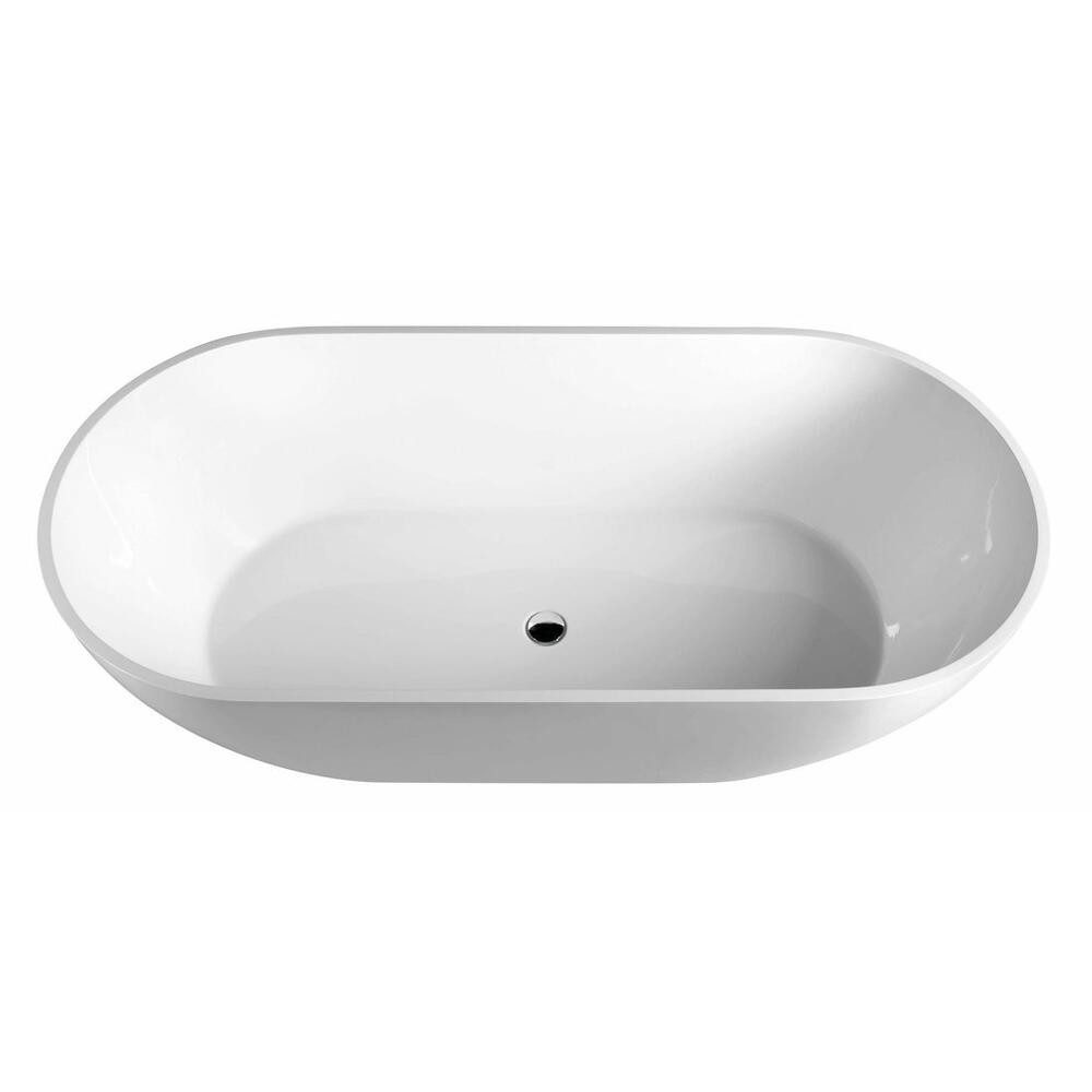 HAK Badewanne REDUTA freistehende Badewanne, 150x75cm, weiß