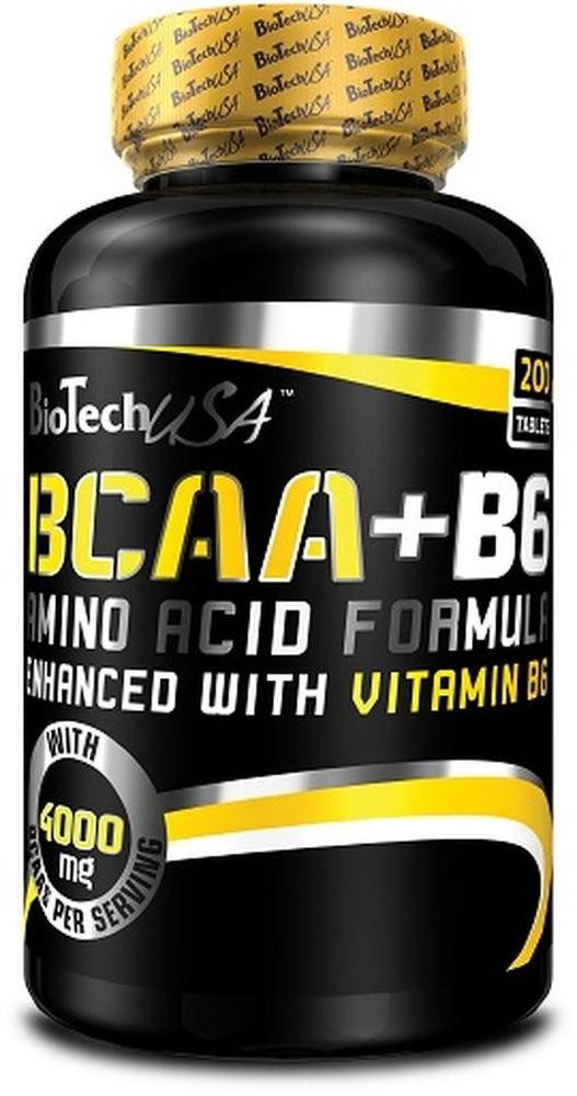 Biotech USA BioTechUSA BCAA+B6 200 Tabl Tabletten, 200 St.