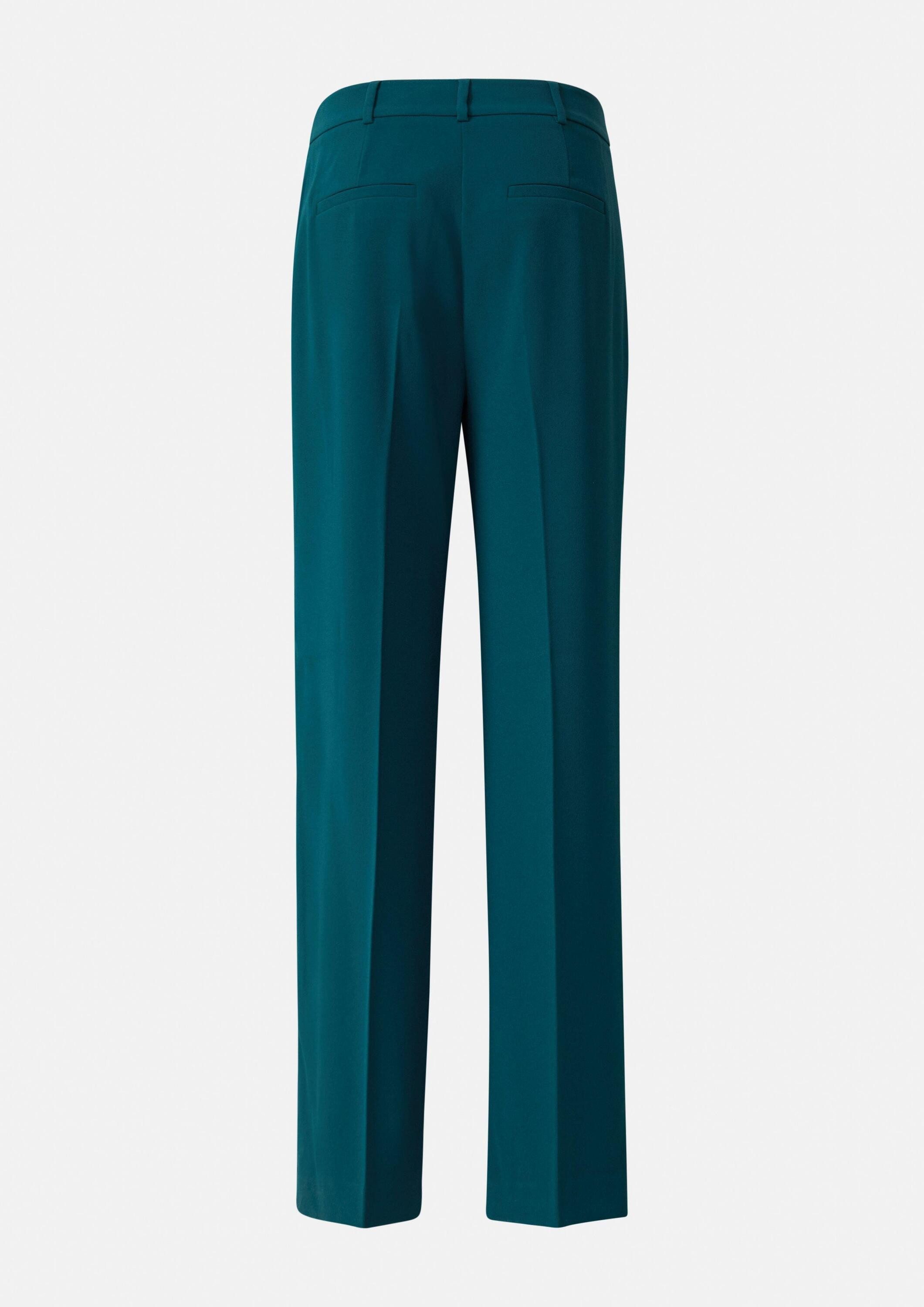 comma Chinos Hose Marlenehose aus Crêpe-Stoff günstig online kaufen