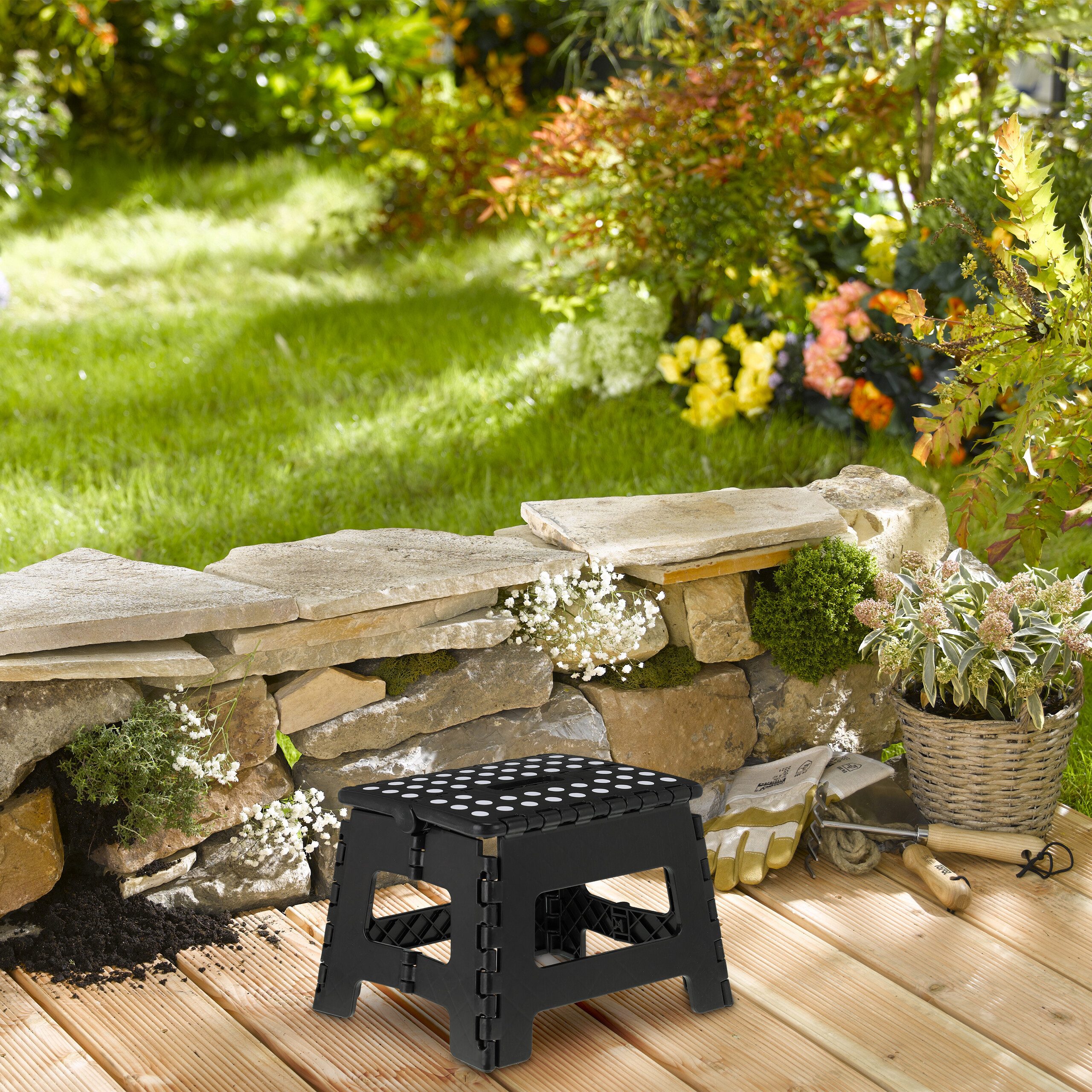 relaxdays Sitzhocker Klapphocker faltbar M günstig online kaufen