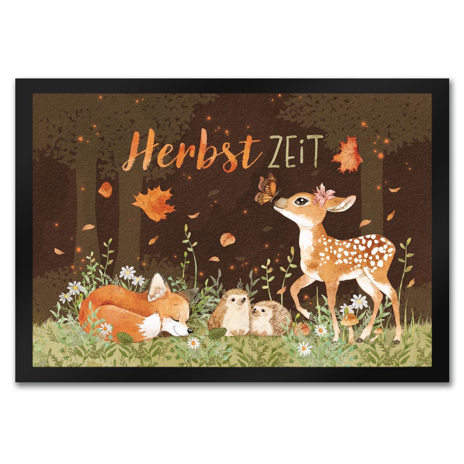speecheese Fußmatte Tier des Waldes Fußmatte in 35x50 cm mit Spruch Herbstz günstig online kaufen