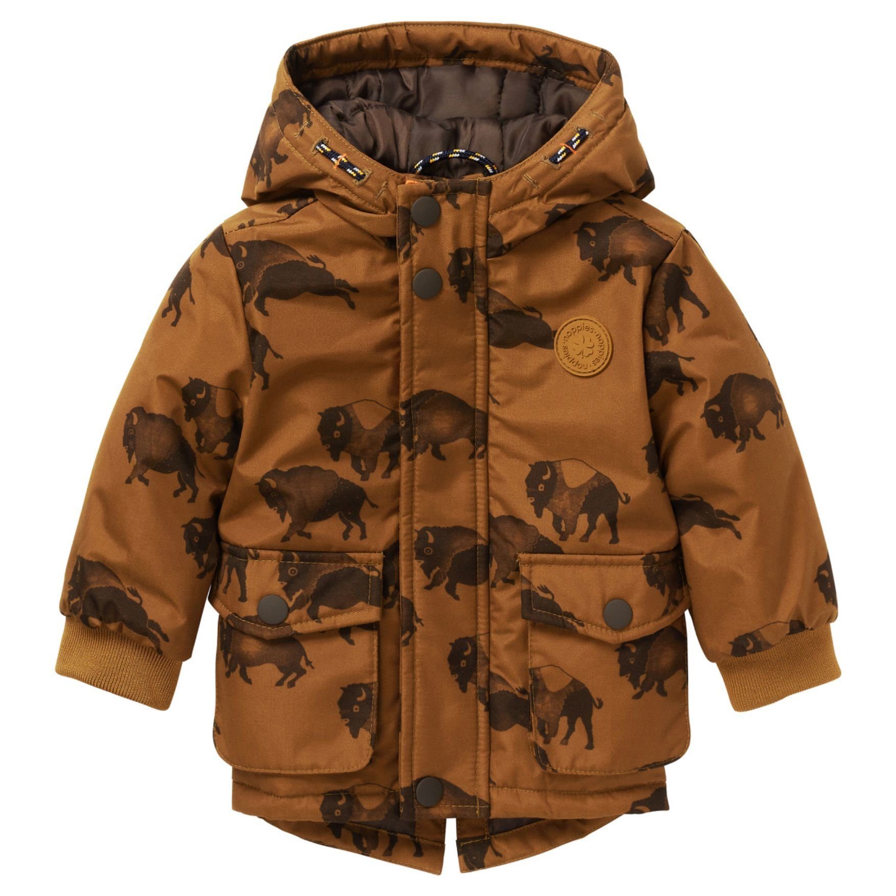 Noppies Winterjacke Baby Kind Winterjacke Rakovic, braun winddicht