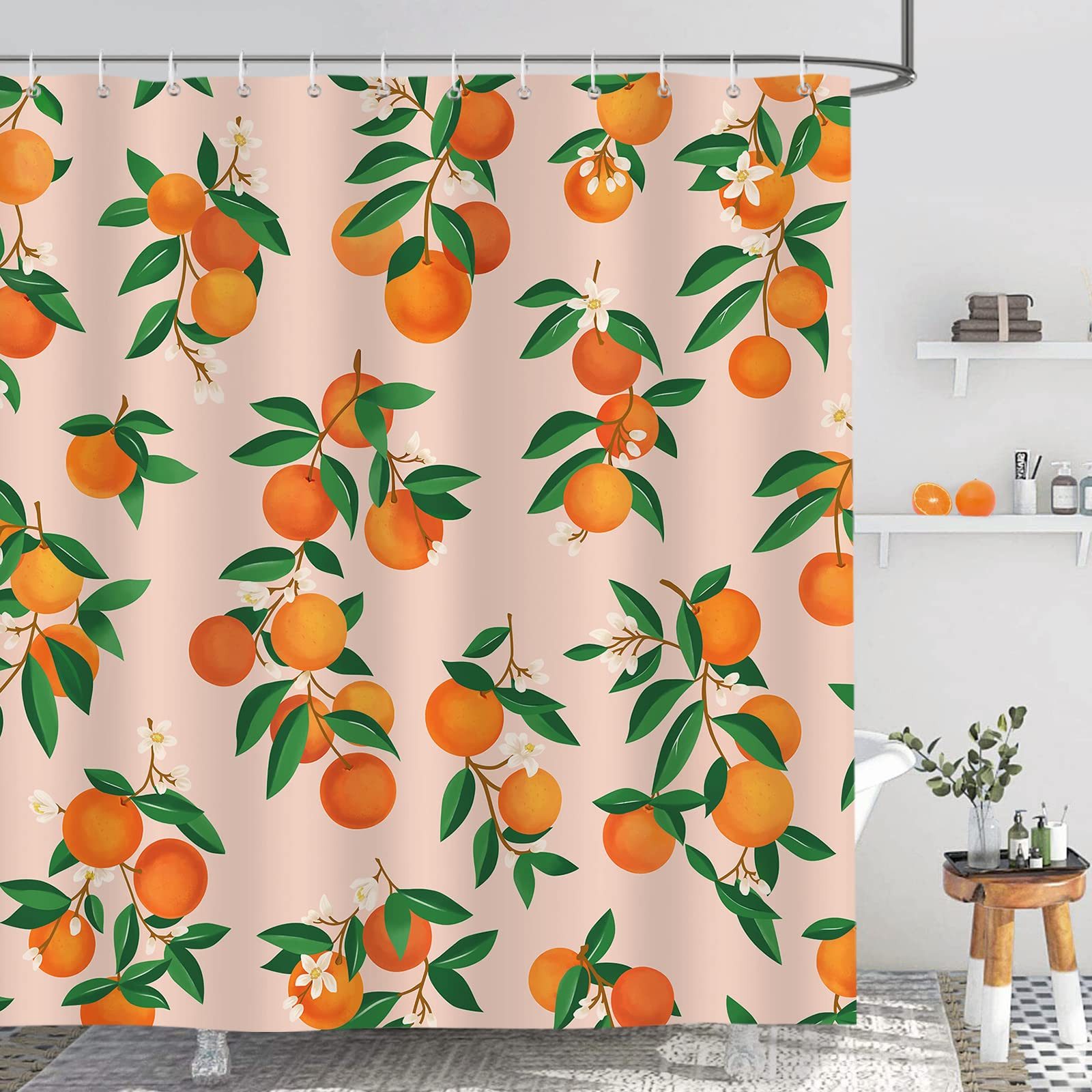 Coonoor Duschvorhang mit Fruchtmuster-Design, Anti-Schimmel, wasserdichtes günstig online kaufen